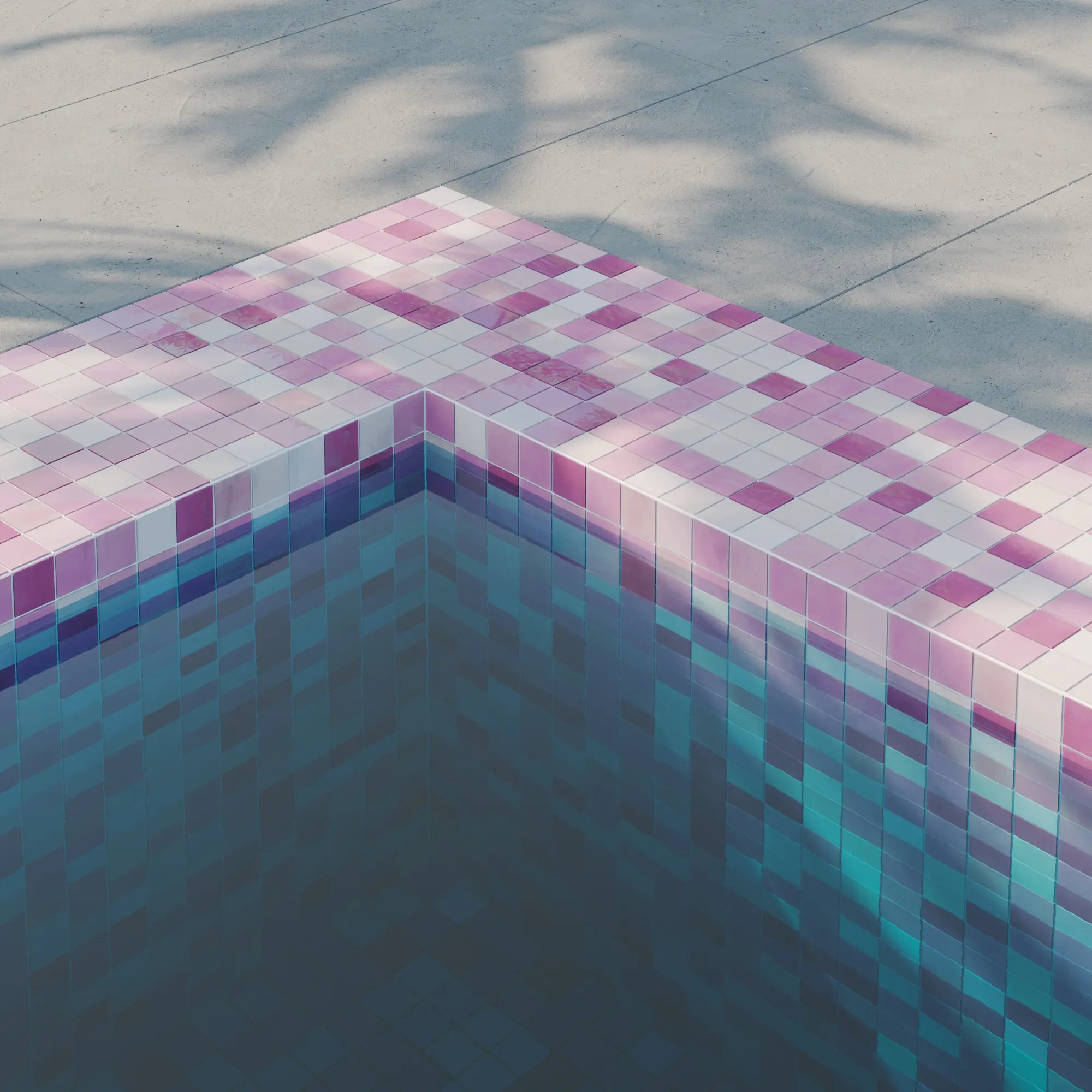 Изображение товара Мозаика стеклянная Vidrepur Lux №404 31.7x31.7 см для бассейна и стен