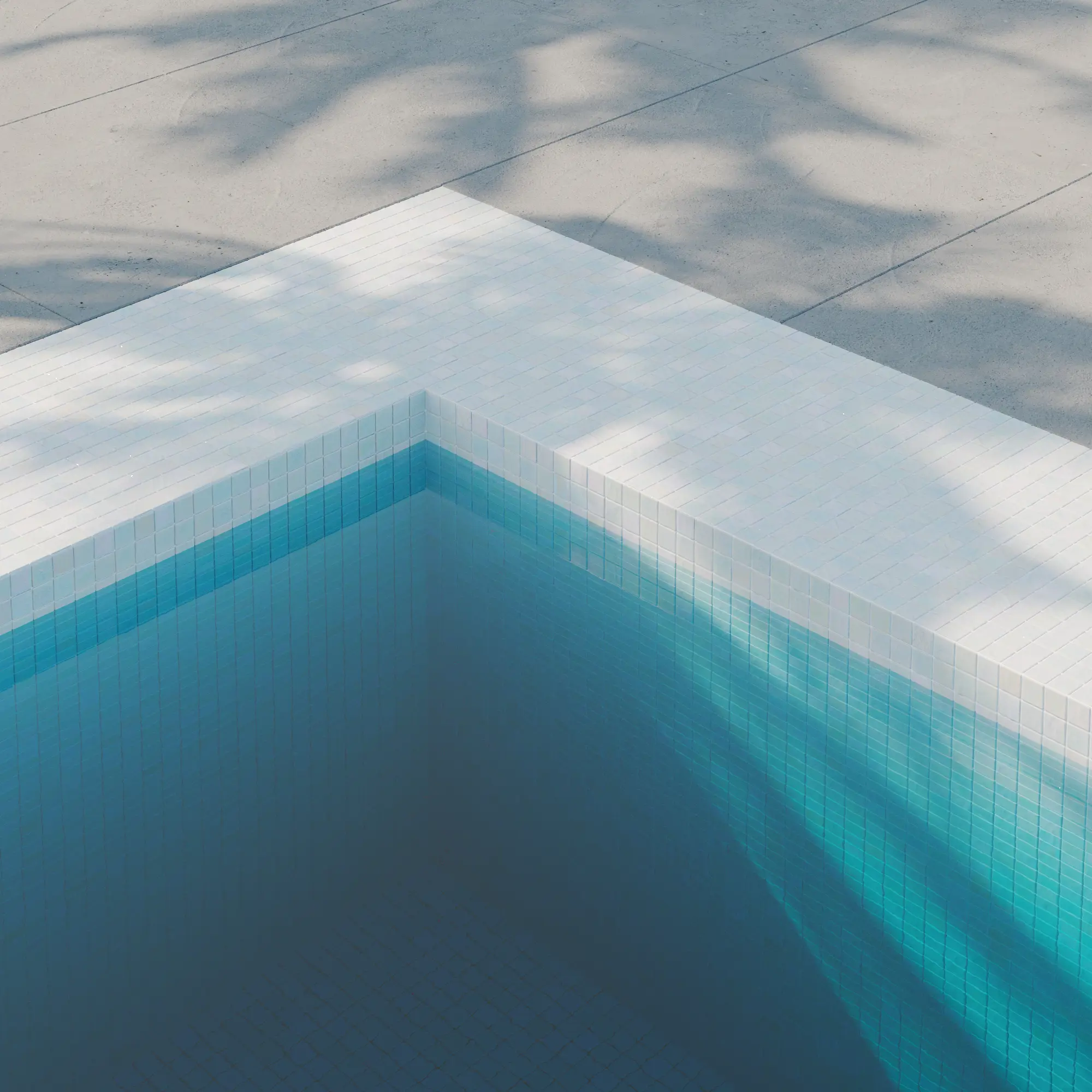 Изображение товара Мозаика Pietra Opalescen Blanco стекломасса 31.1x4.9 см цвет белый