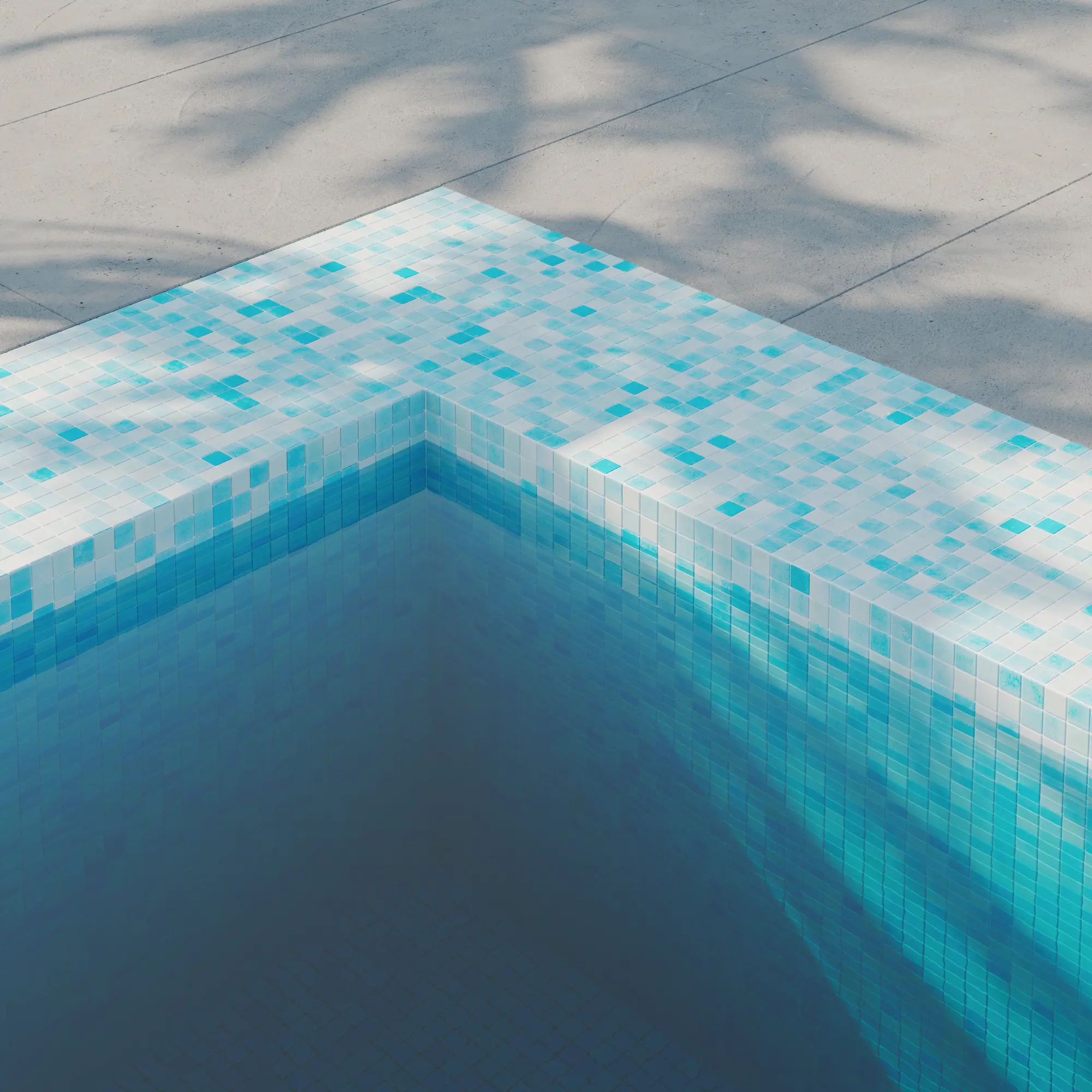 Изображение товара Мозаика Laguna Aqua стекломасса разноцветная 31.1х4.9 см для внутренней облицовки