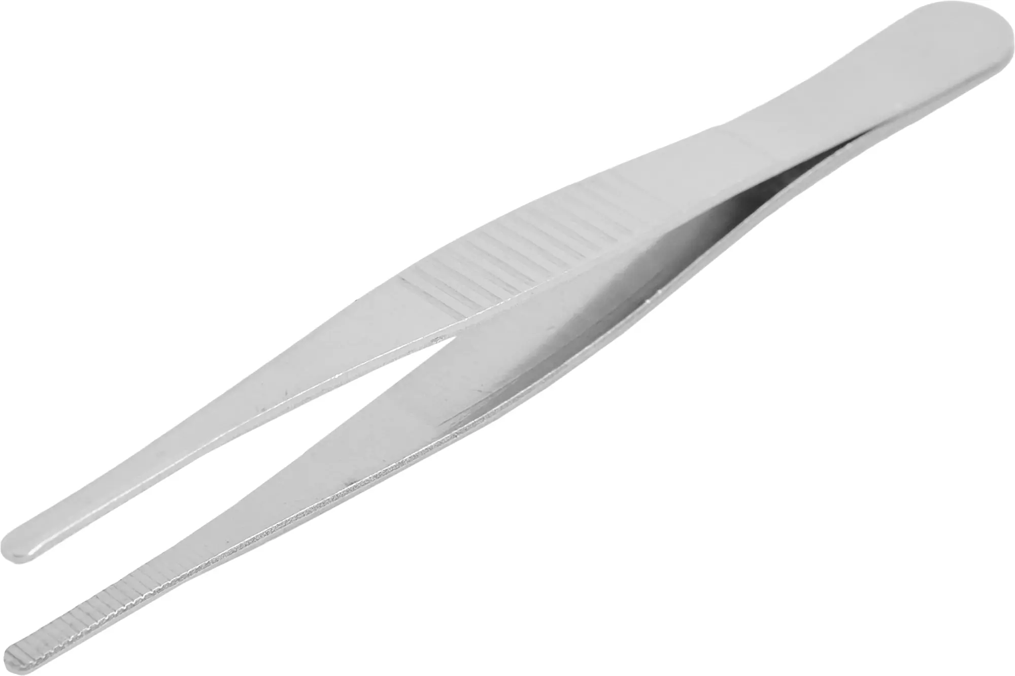 Изображение товара Пинцет прямой 3756-F нержавеющая сталь, 125 мм