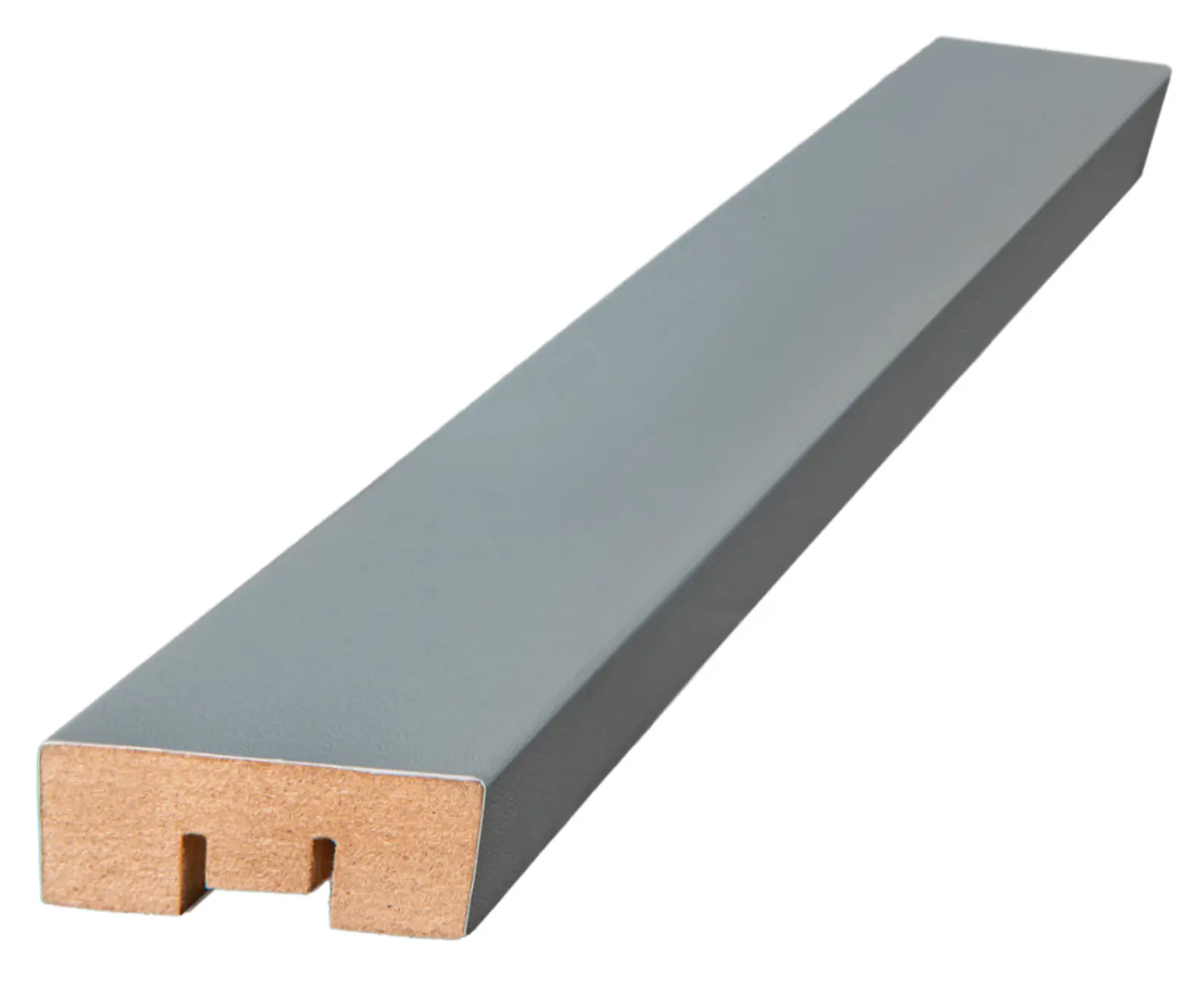 Изображение товара Рейка МДФ 2700x16x40 мм цвет серый