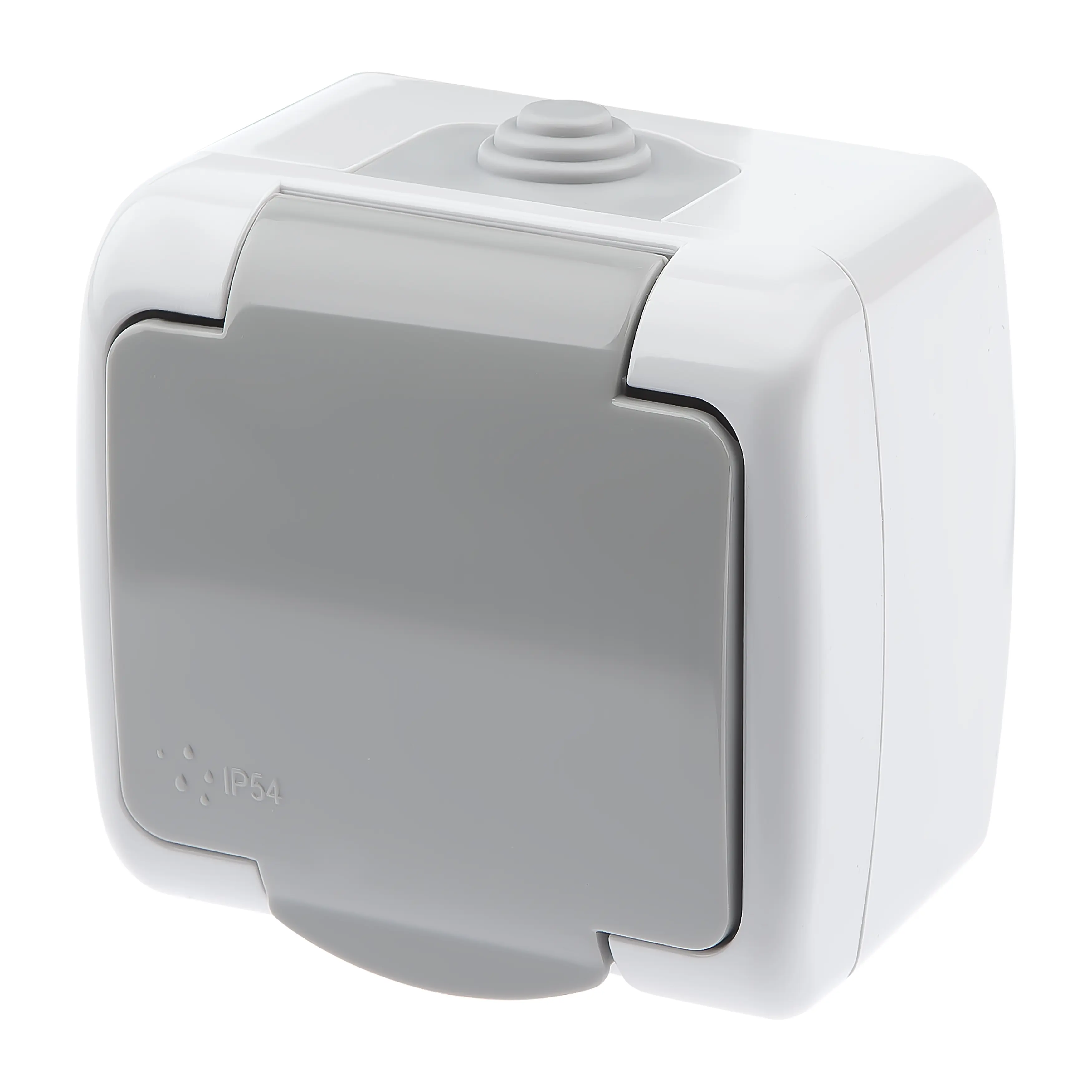 Изображение товара Розетка накладная Intro Atlantic Б0050945 цвет серый