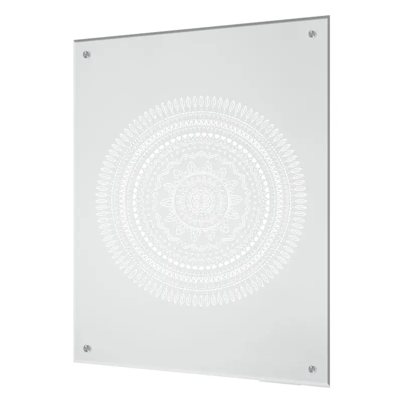 Изображение товара Защитный экран из закаленного стекла с восточным орнаментом для кухни 60x75 см