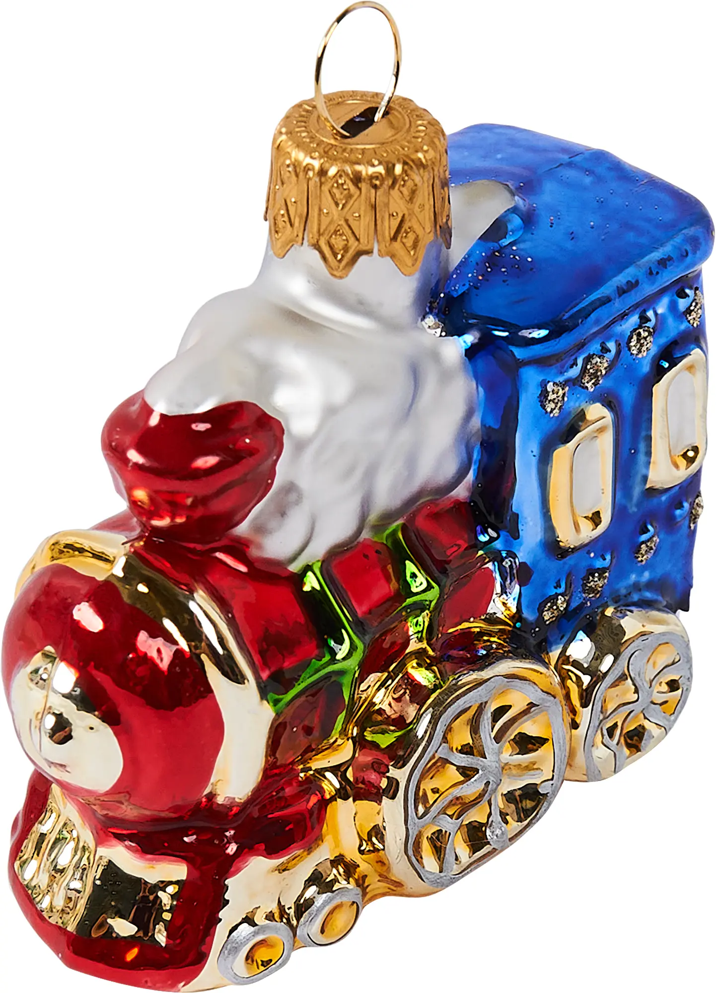 Изображение товара Елочное украшение Паровоз ФУ-607 Коломеев 6x5 см