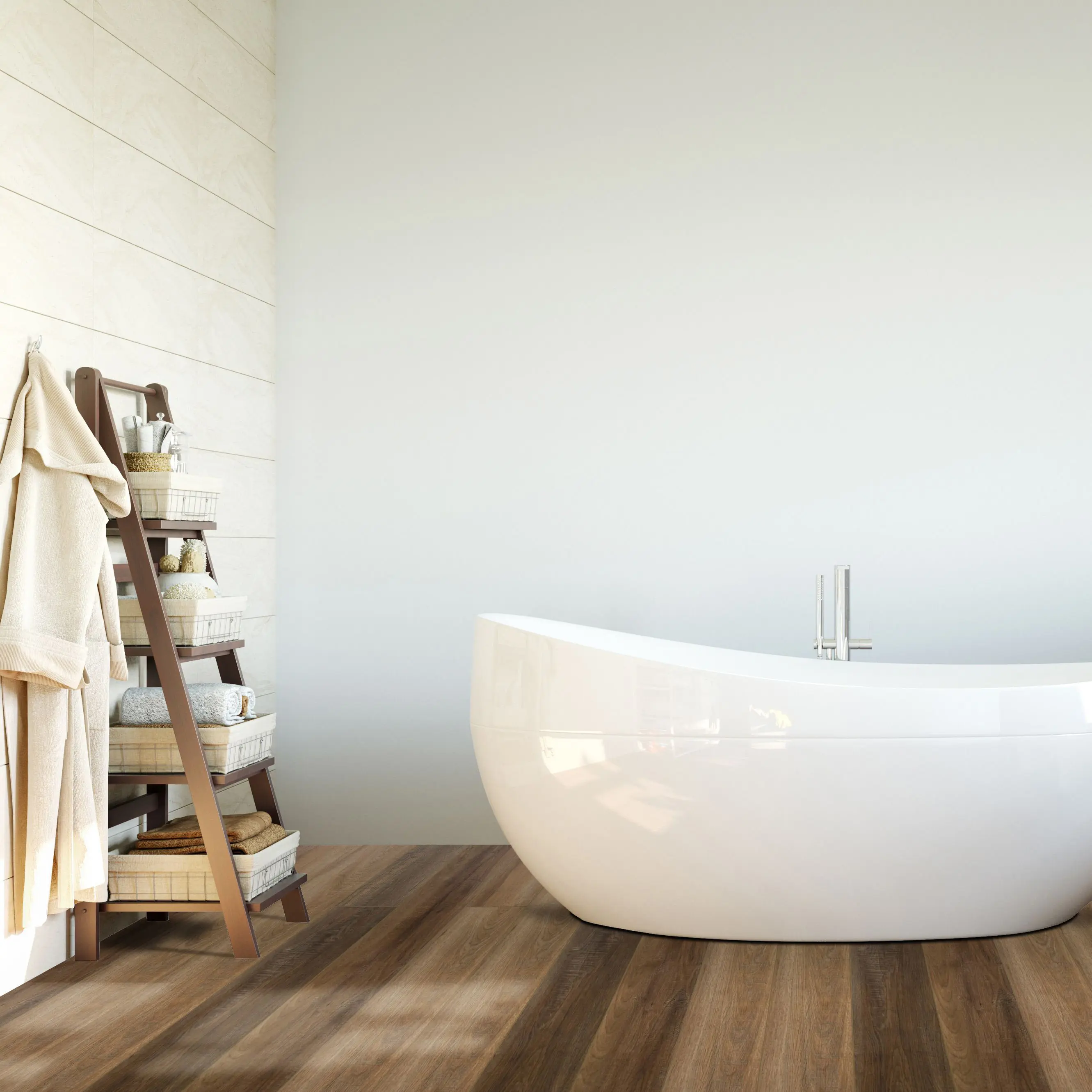 Изображение товара СПК плитка Дуб агат 33 класс, влагостойкая, замковое соединение, 4 мм