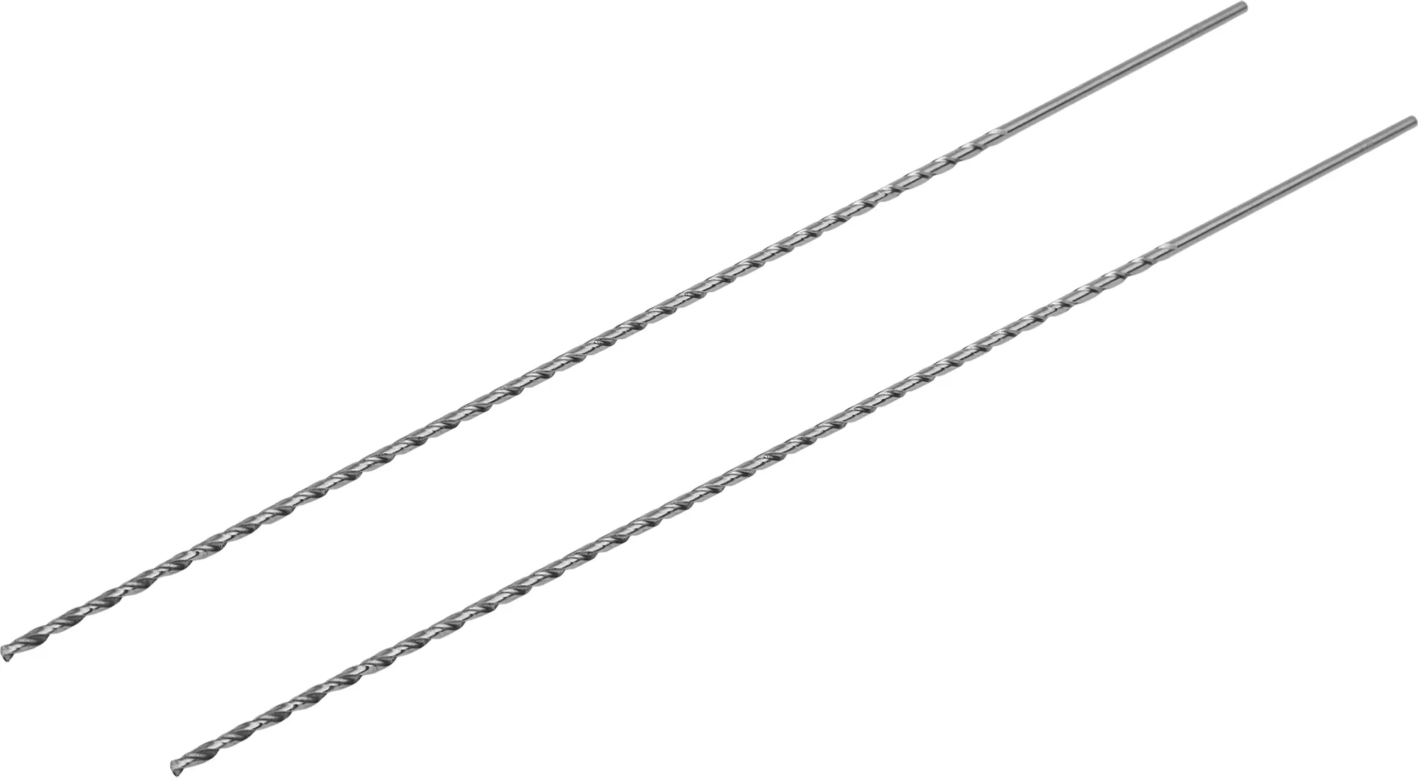 Изображение товара Сверло спиральное по металлу удлиненное HSS Vertextools 3x300 мм, 2 шт.