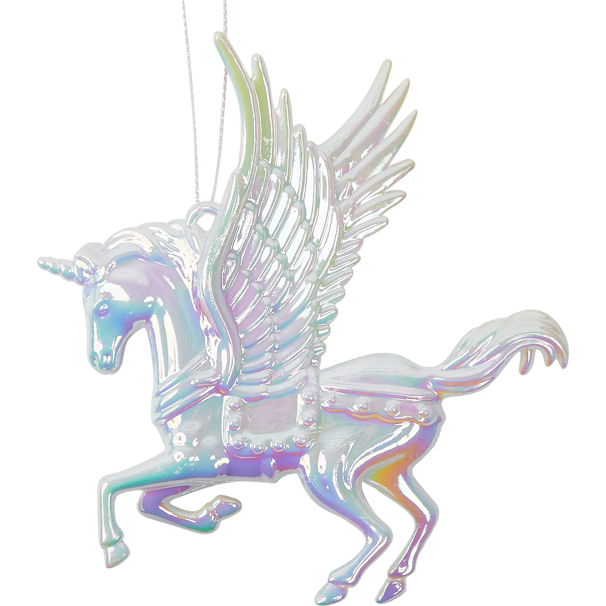 Изображение товара Подвесное украшение Christmas "Аликорн" 1.5x13x13 см полистирол золотой