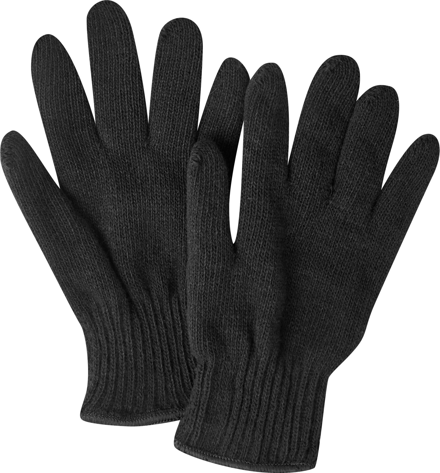 Изображение товара Перчатки для зимних садовых работ акриловые размер 10 цвет черный