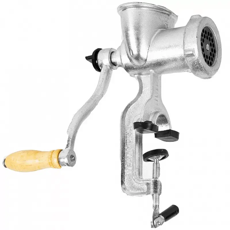 Изображение товара Мясорубка ручная Узби Уралочка МЧ-С 00002415 цвет серый