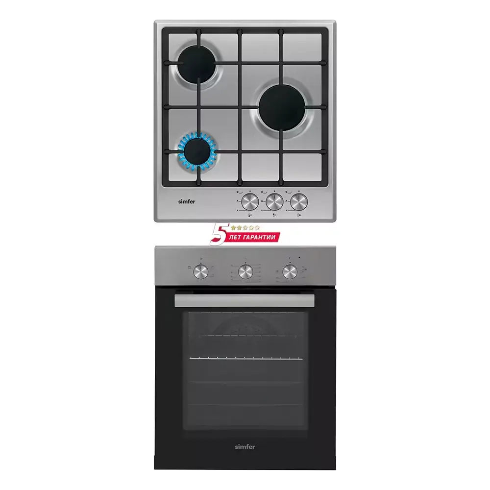 Изображение товара Комплект бытовой техники 2 предмета Simfer S44M416 цвет нержавеющая сталь