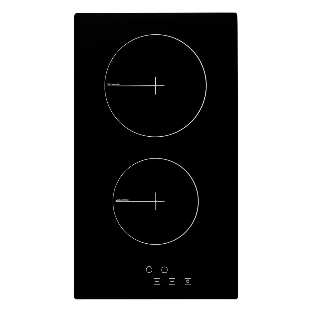 Изображение товара Электрическая варочная панель Simfer H30D12V071 30 см 2 конфорки цвет черный