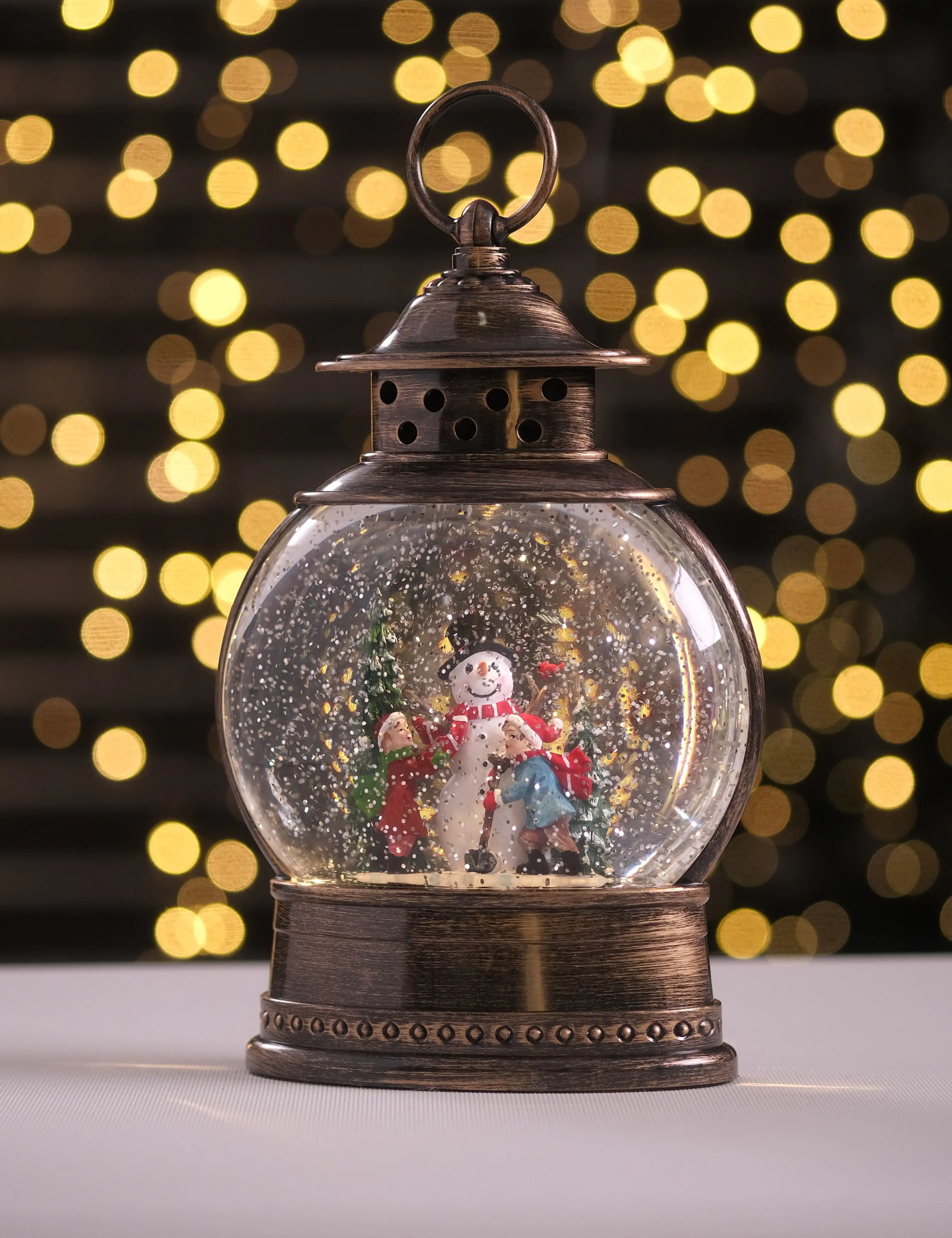 Изображение товара Новогоднее украшение Merry Green WDL-2104B Фонарь 25x15x8.4 см с подсветкой и музыкой