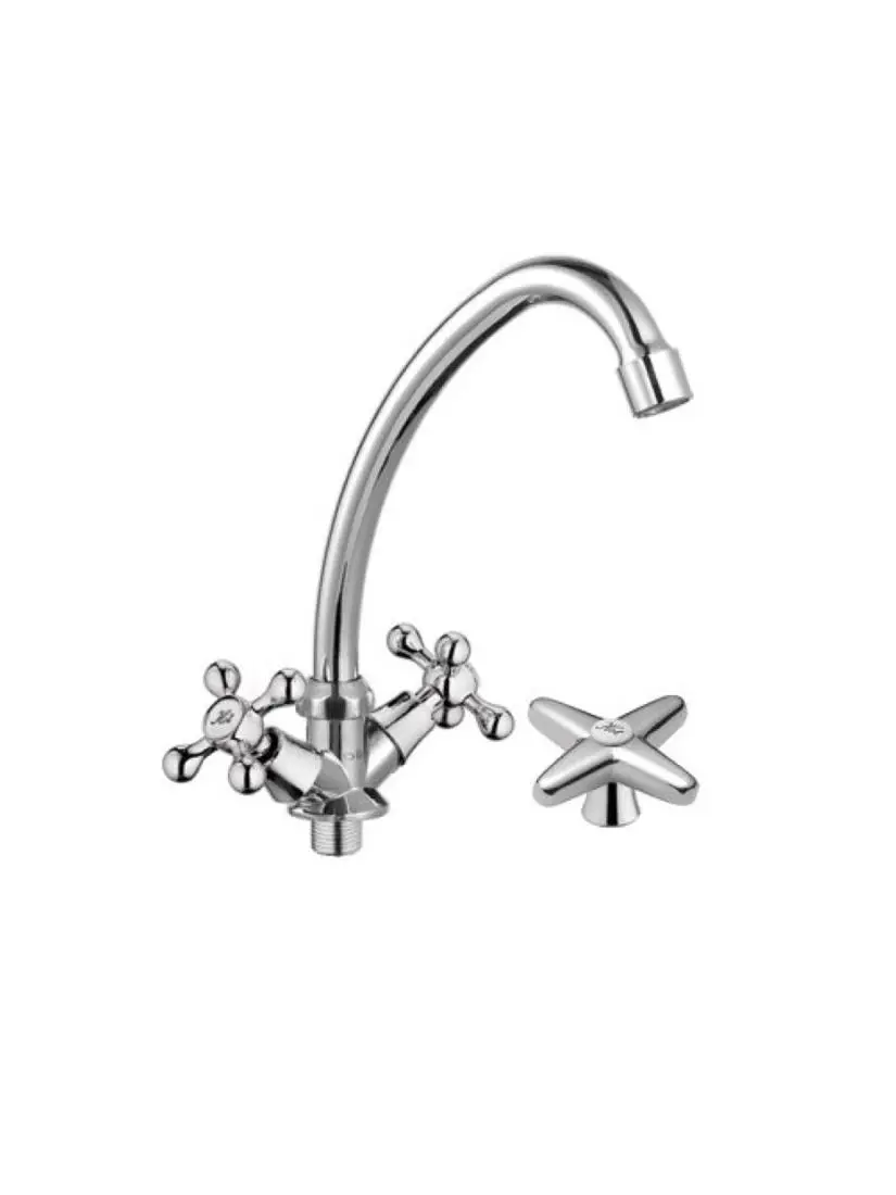 Изображение товара Двухвентильный смеситель D-lin D151814-1 цвет хром