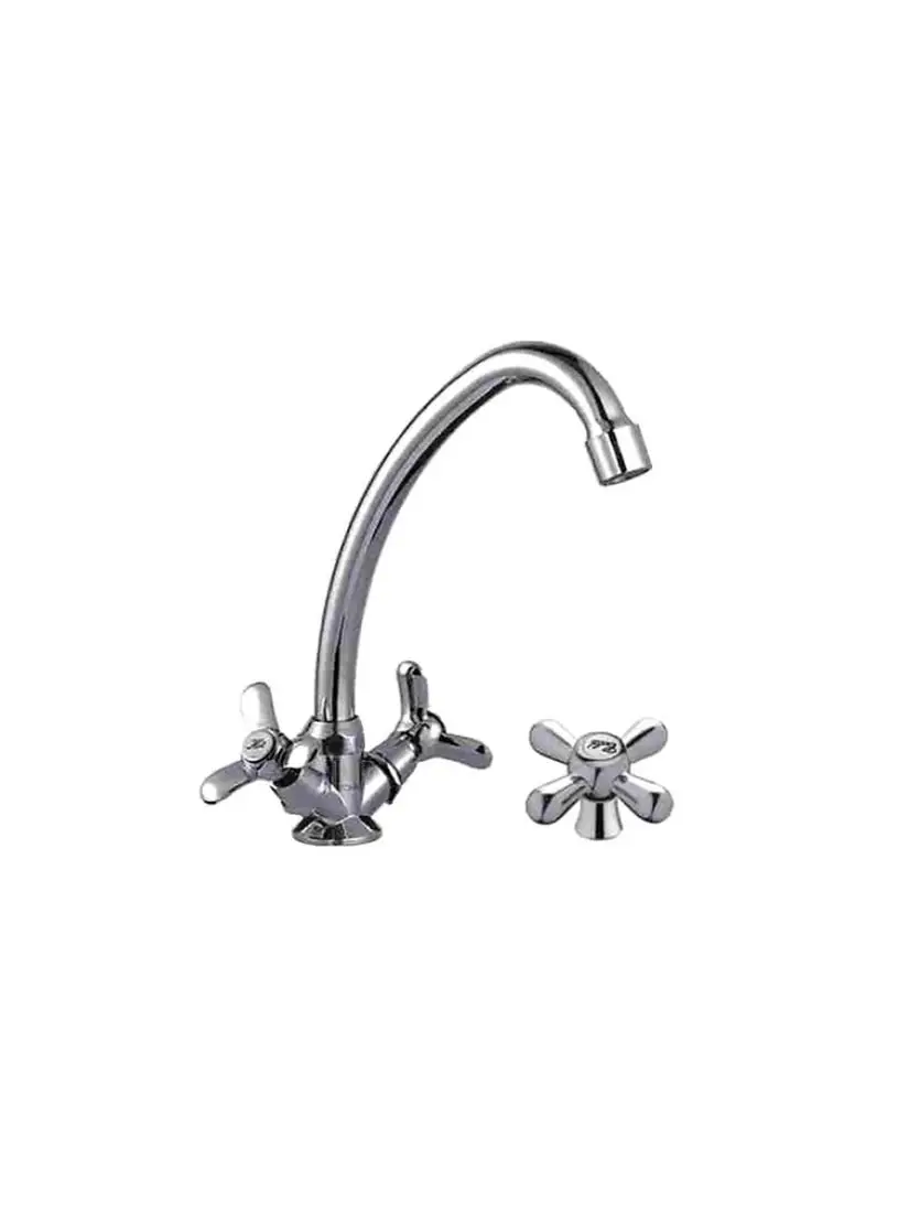 Изображение товара Двухвентильный смеситель D-lin D151819 цвет хром