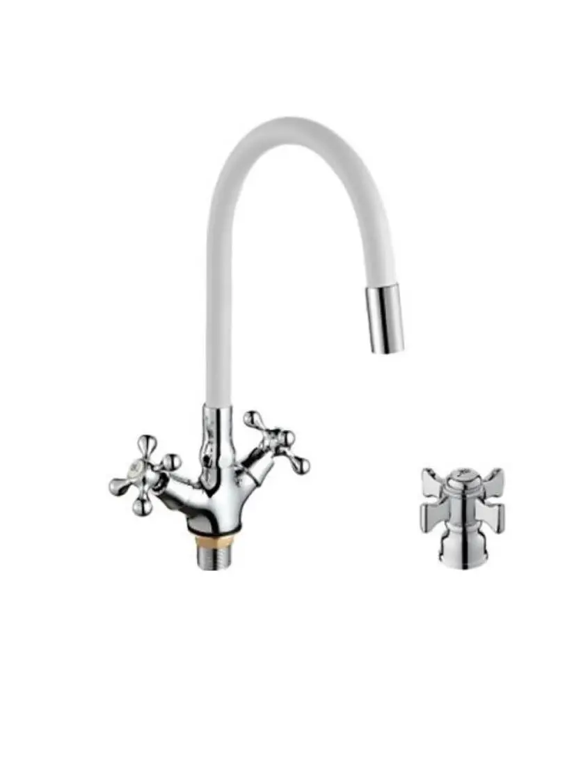 Изображение товара Двухвентильный смеситель D-lin D153807-3 цвет белый