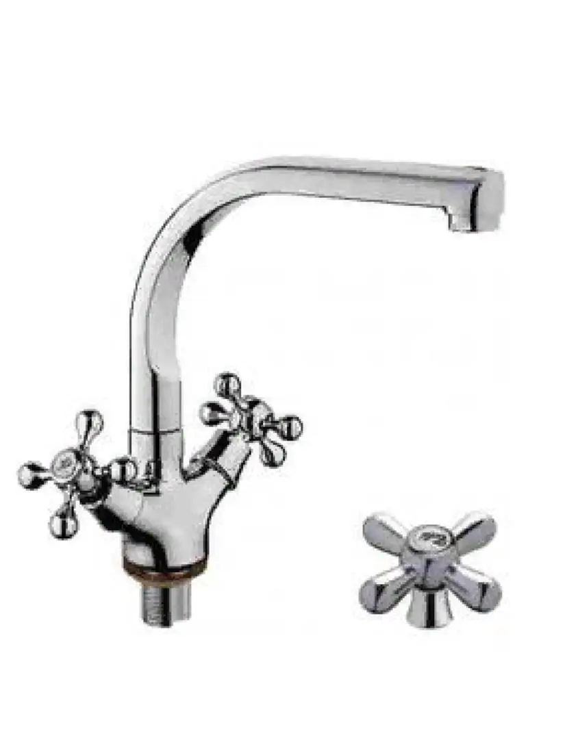 Изображение товара Двухвентильный смеситель D-lin D153819-M цвет хром