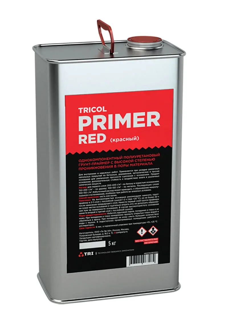 Изображение товара Грунт Tricol Primer RED однокомпонентный полиуретановый