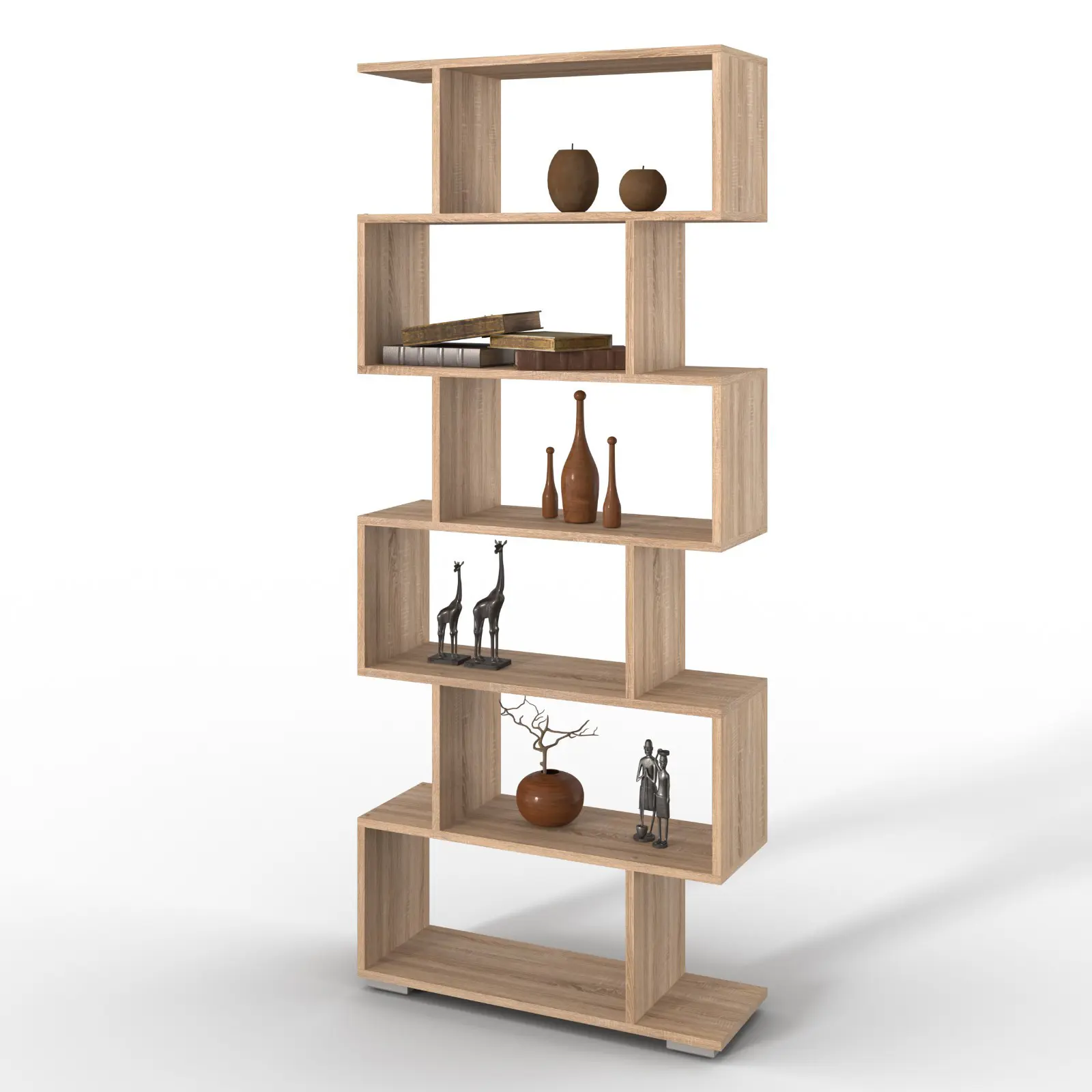 Изображение товара Стеллаж Клик мебель 73x25x175 см ЛДСП цвет венге