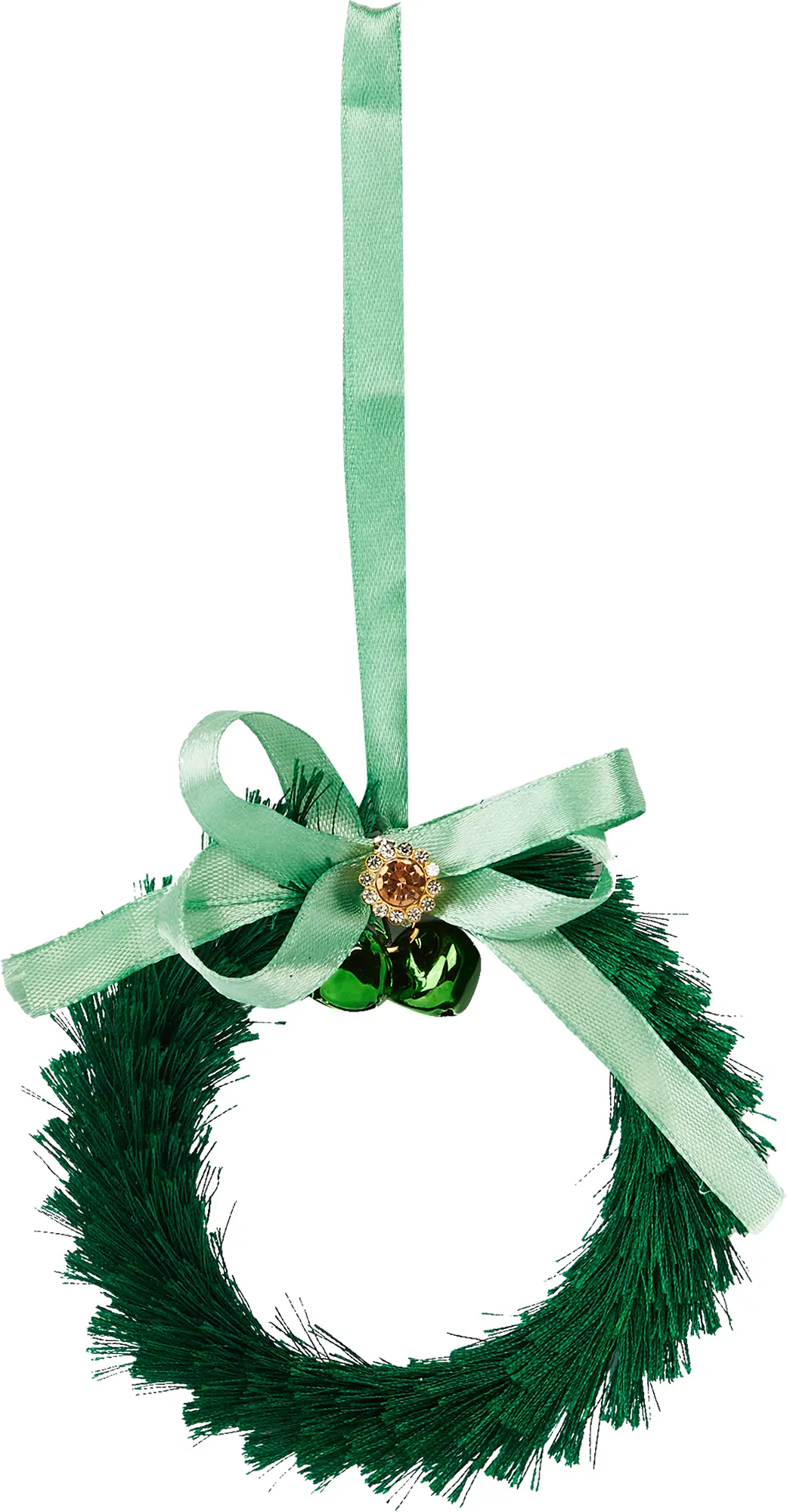 Изображение товара Подвес Венок 11x11 см цвет зеленый