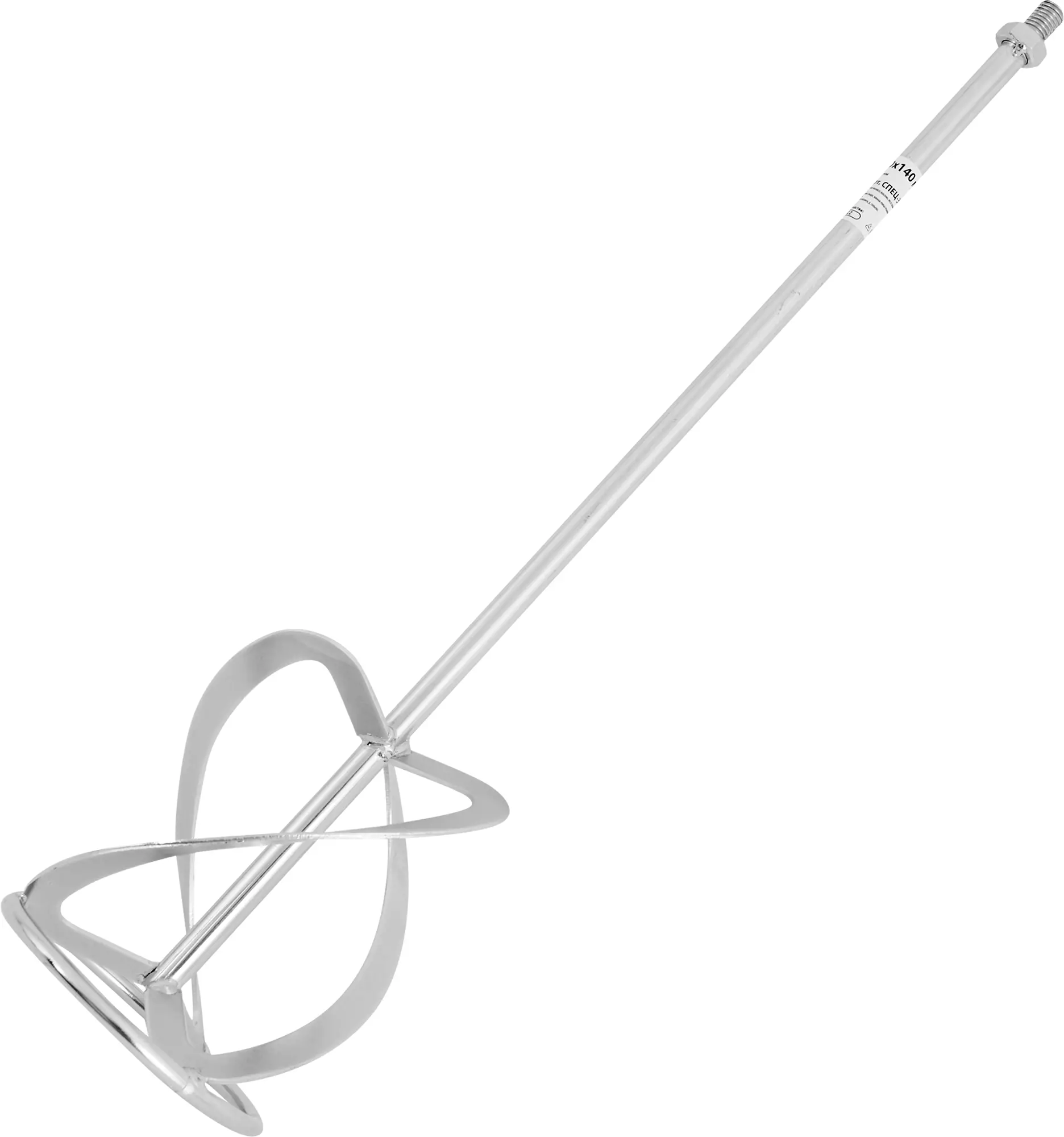 Изображение товара Насадка-миксер для бетона Спец 3782 M14 140x600 мм из оцинкованной стали