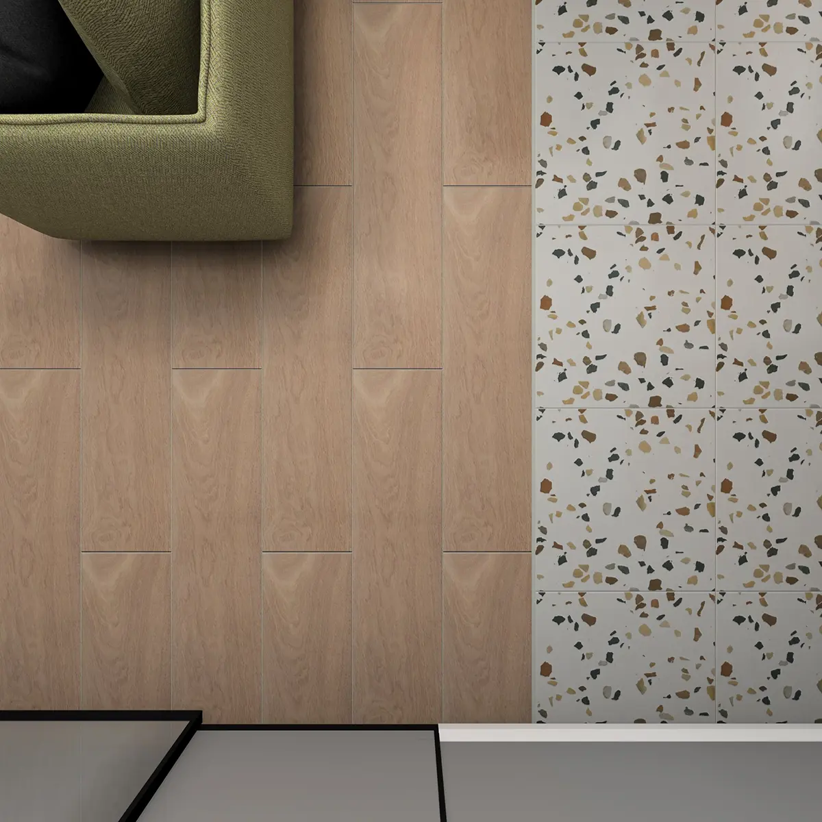 Изображение товара Керамогранит Idalgo home Granite GERDA Festival ID9063b083MR 600x1200мм цвет разноцветный, цена за упаковку