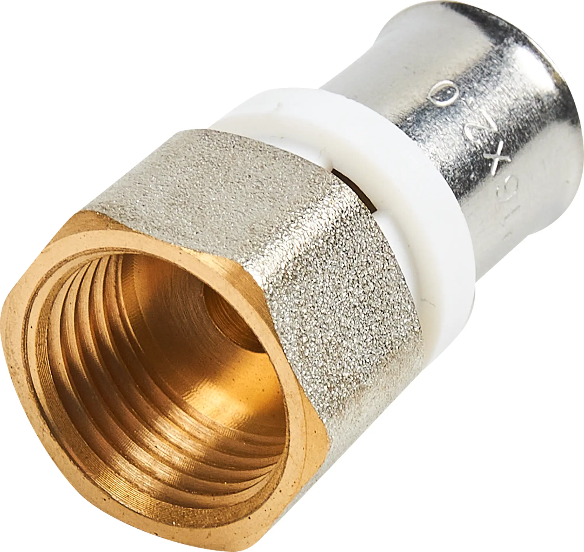 Изображение товара Муфта комбинированная Aquasfera 1/2"x16 мм ВР латунь 027-8788