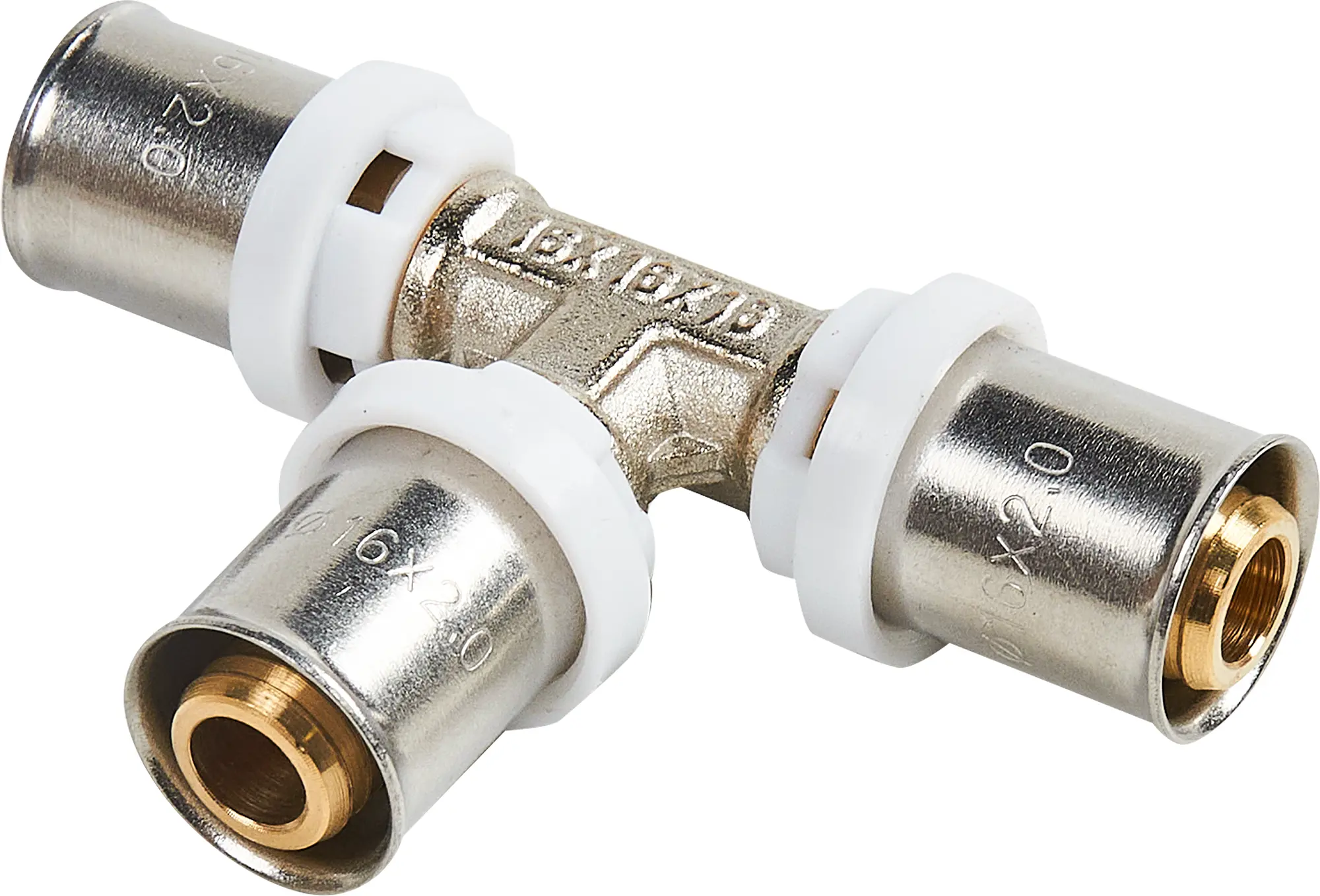 Изображение товара Тройник Aquasfera 16x16x16 мм латунь 027-8834