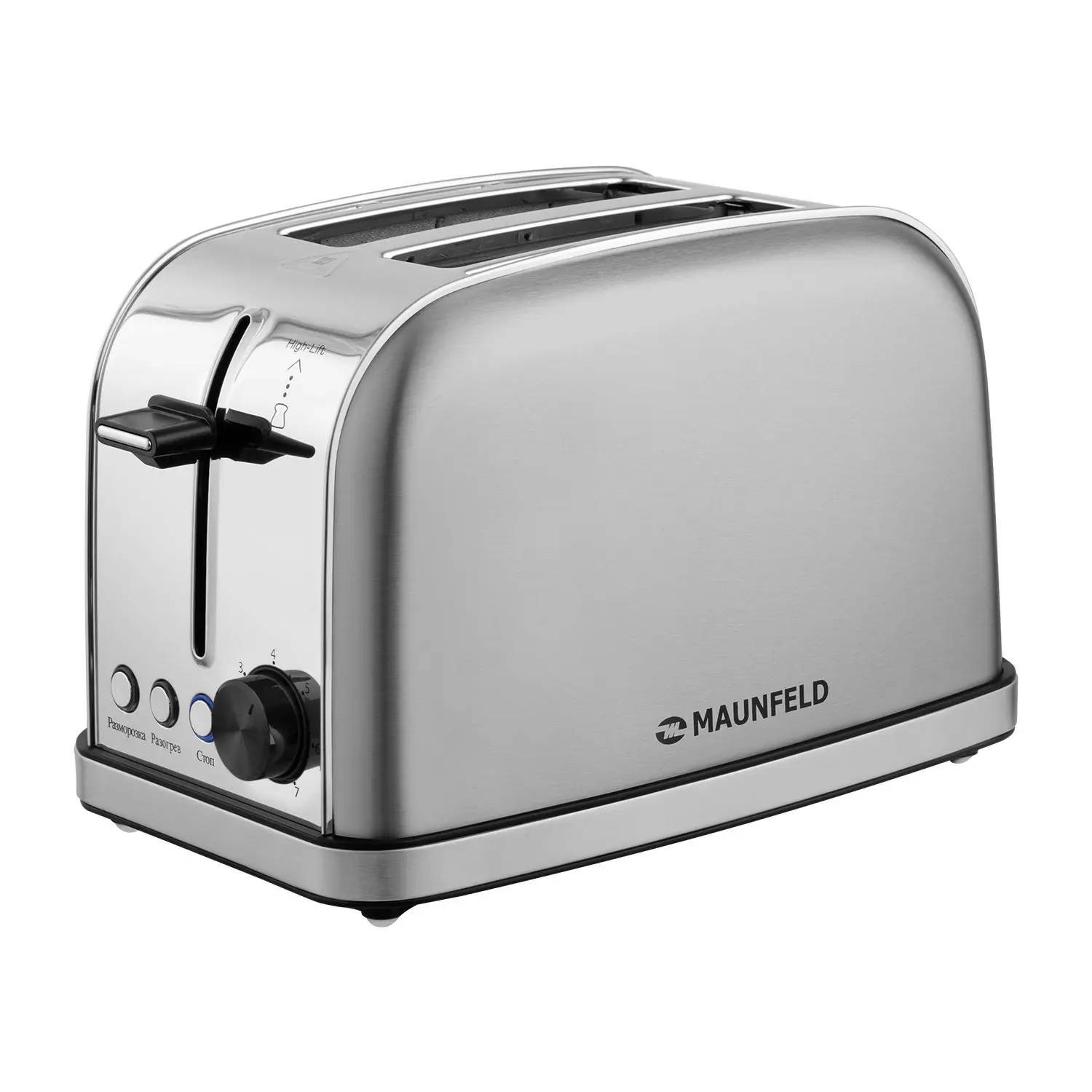 Изображение товара Тостер Maunfeld Mf-822S цвет серебристый