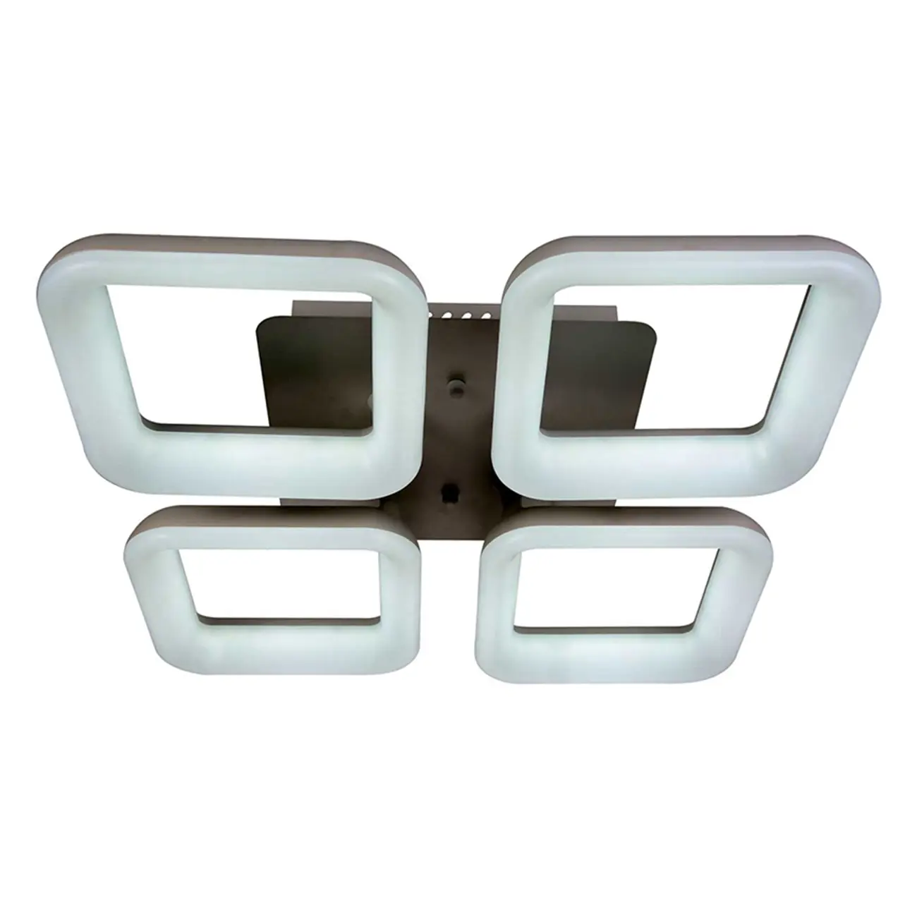 Изображение товара Люстра потолочная светодиодная STILFORT 2086-01-04C Cube 12 м² нейтральный белый свет цвет серый