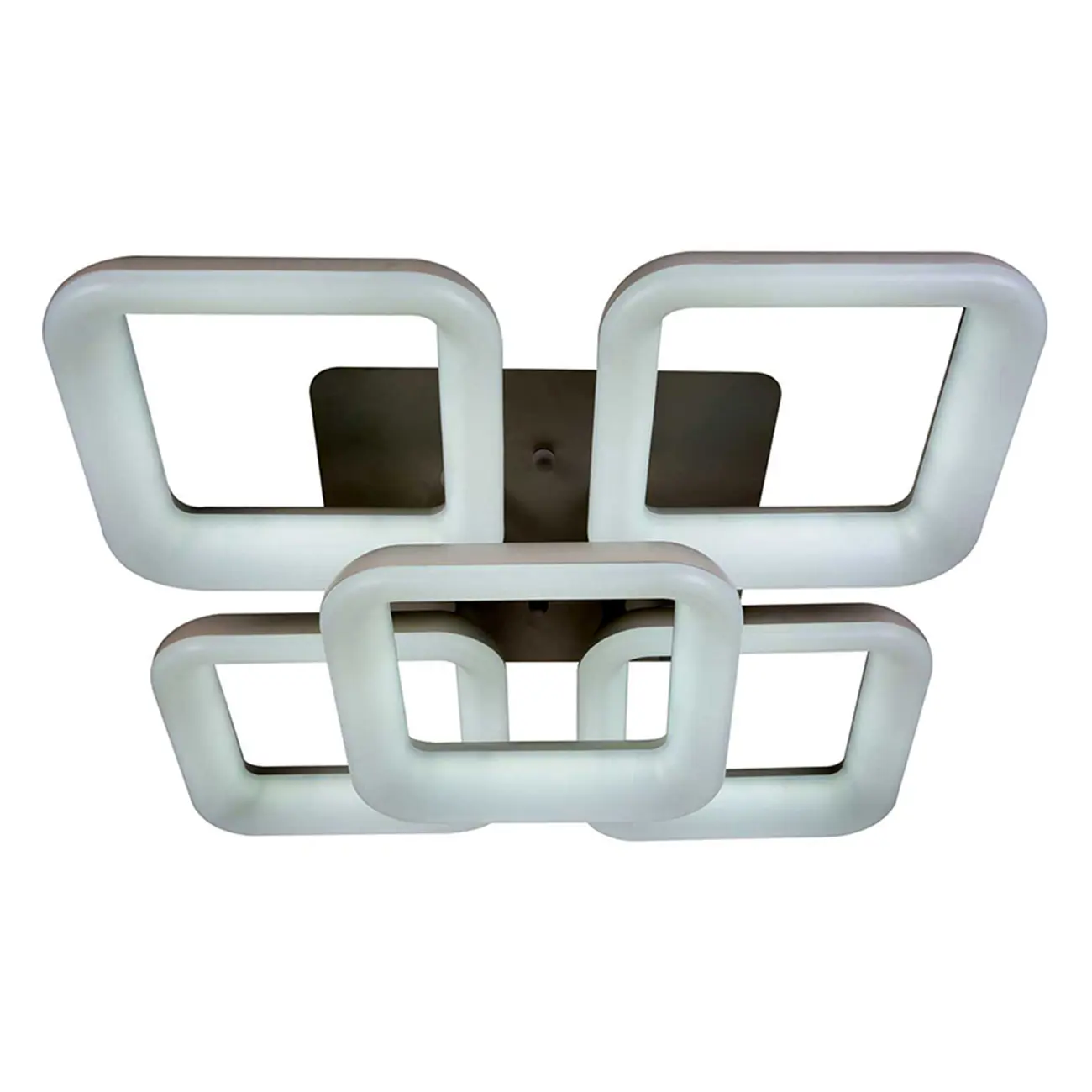 Изображение товара Люстра потолочная светодиодная STILFORT 2086-01-05C Cube 14 м² нейтральный белый свет цвет серый