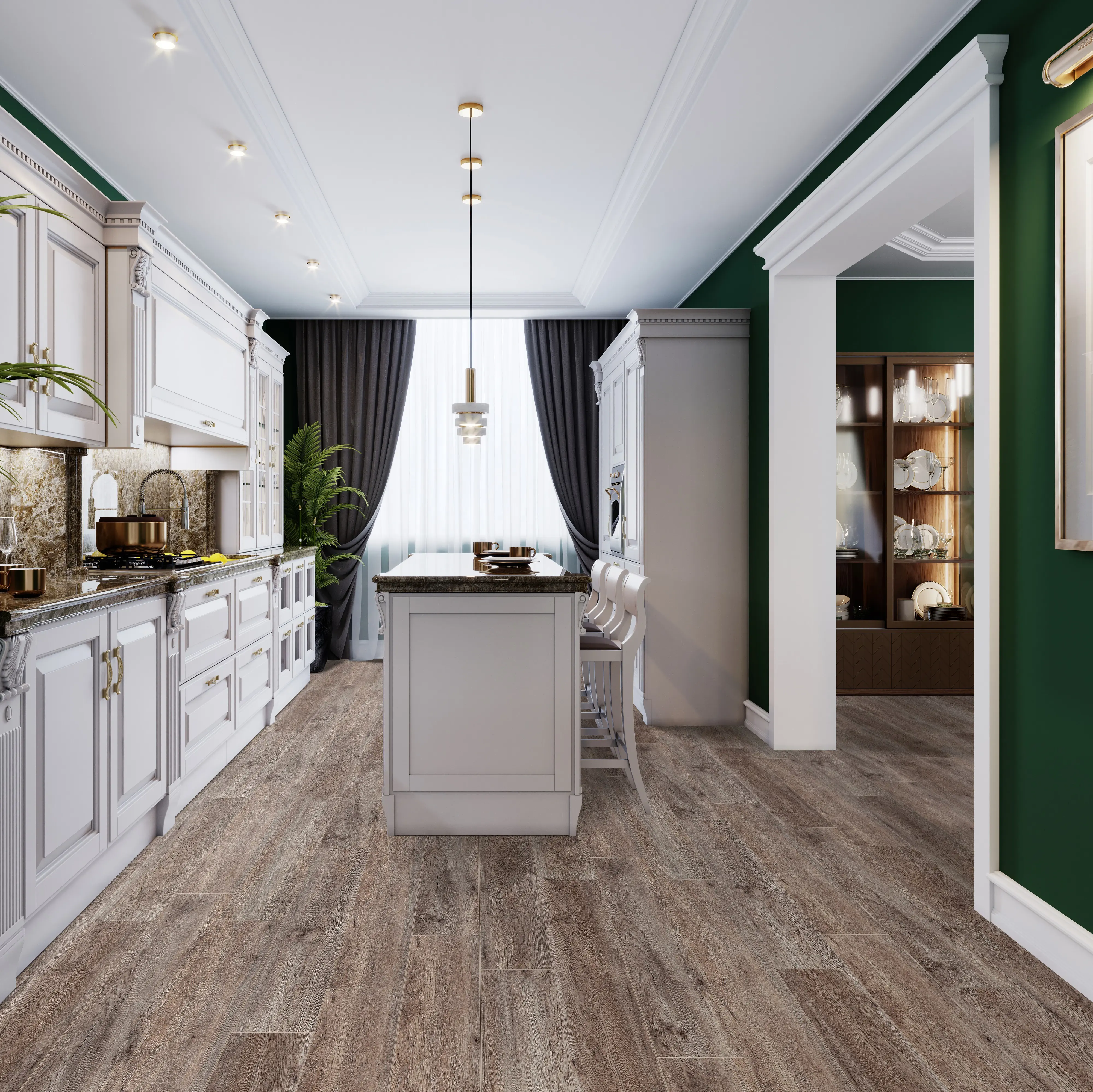 Изображение товара ПВХ плитка Royce Emotion EM609 Дуб Мокси 42 класс толщина 4 мм 2.16 м²