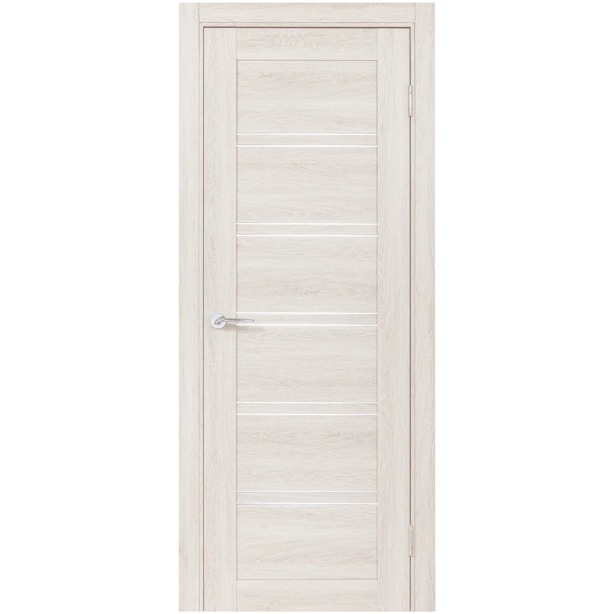 Изображение товара Дверь межкомнатная остекленная Ларчи-28 70x200 см ПВХ цвет филадельфия крем