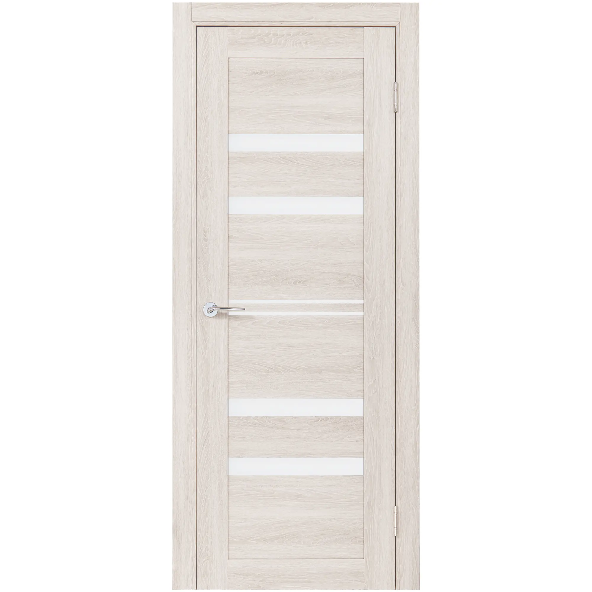 Изображение товара Дверь межкомнатная остекленная Ларчи-30 200х80 см ПВХ филадельфия крем