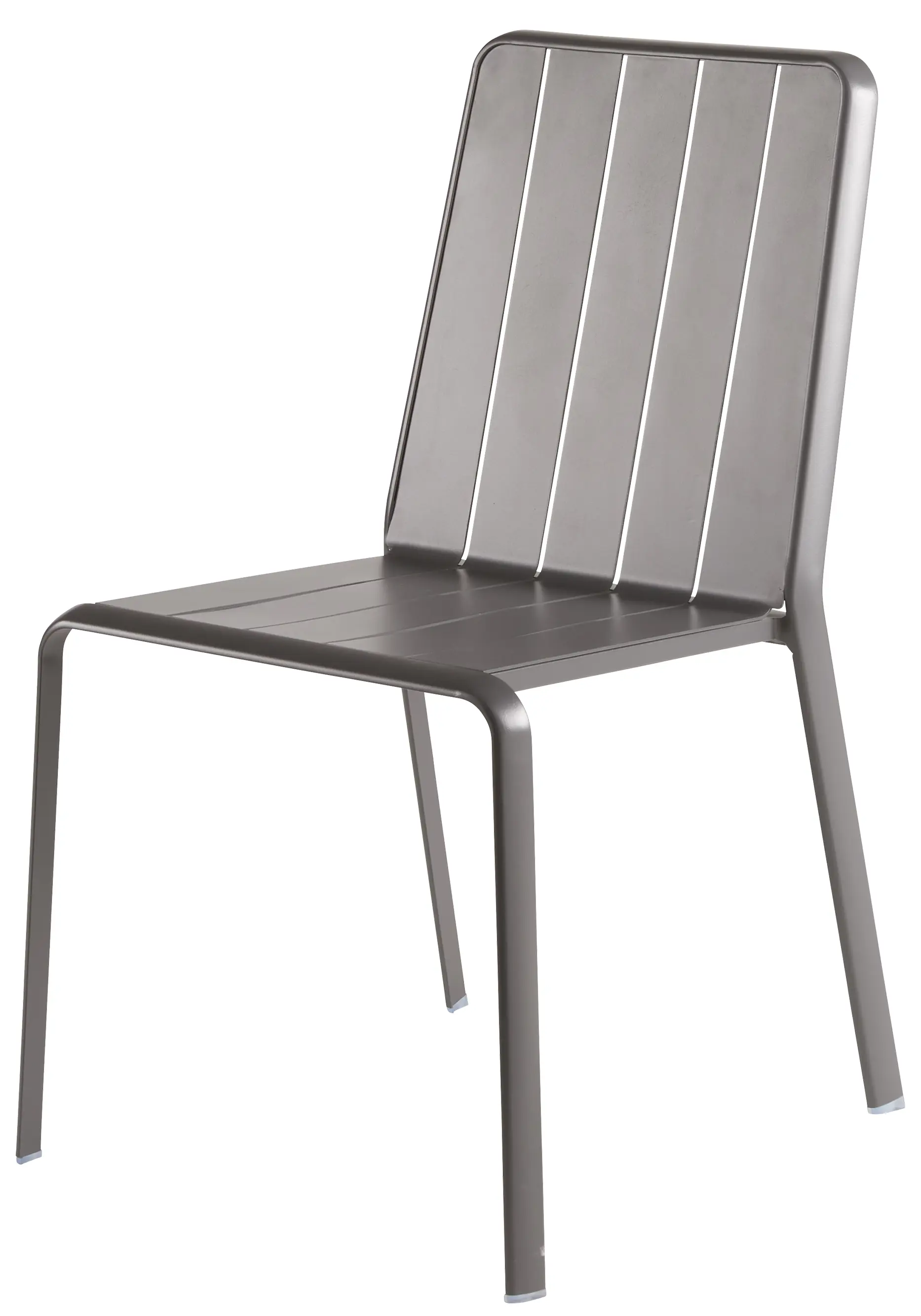 Изображение товара Стул садовый алюминиевый Naterial Idaho 87x52 см серый