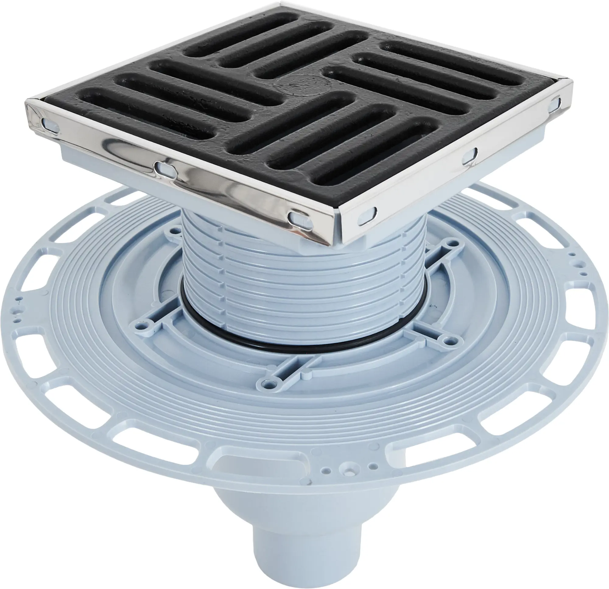 Изображение товара Душевой трап Ани Пласт комбинированный 150x150 мм чугун с гидроизоляцией