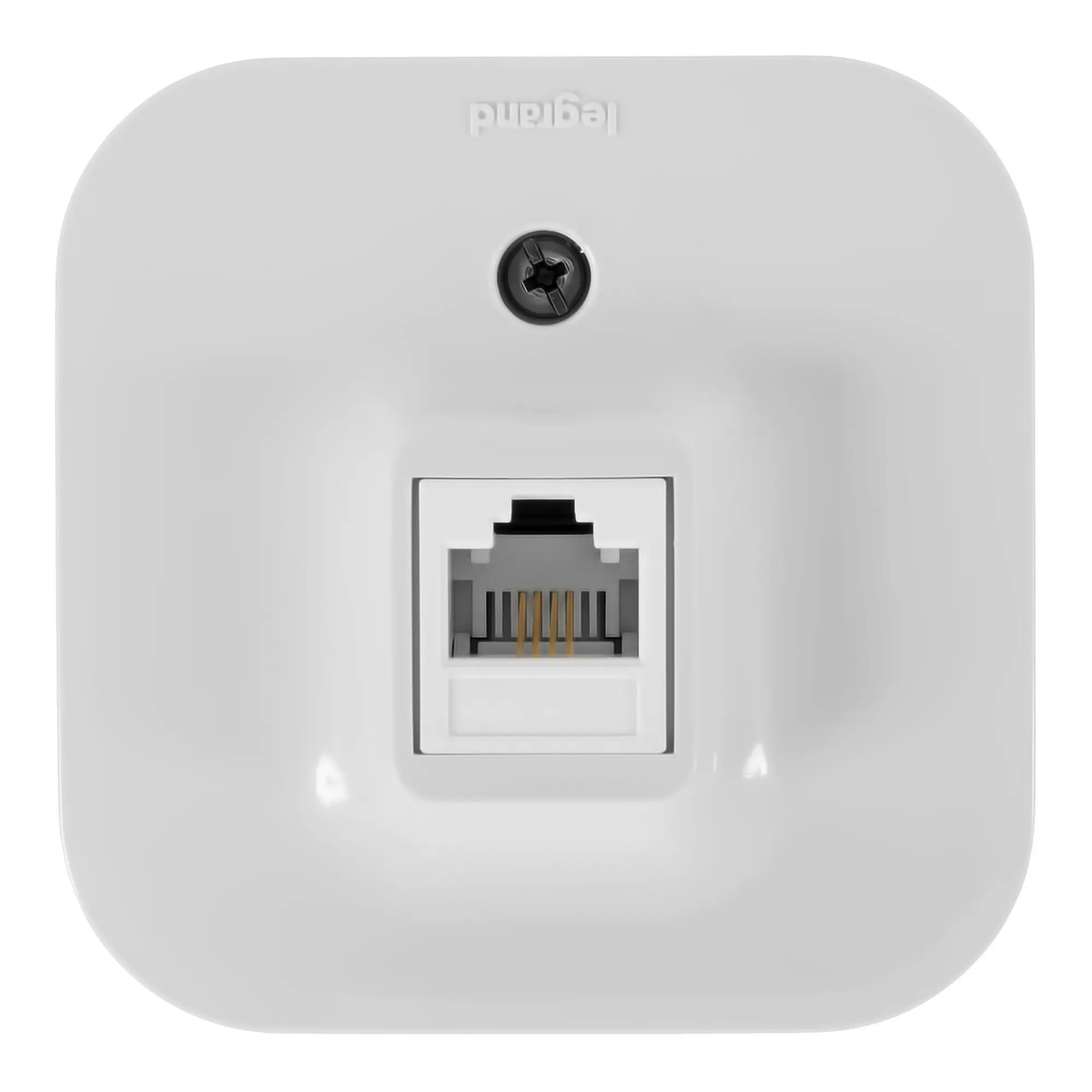 Изображение товара Телефонная розетка RJ11 Legrand Quteo накладной монтаж белая