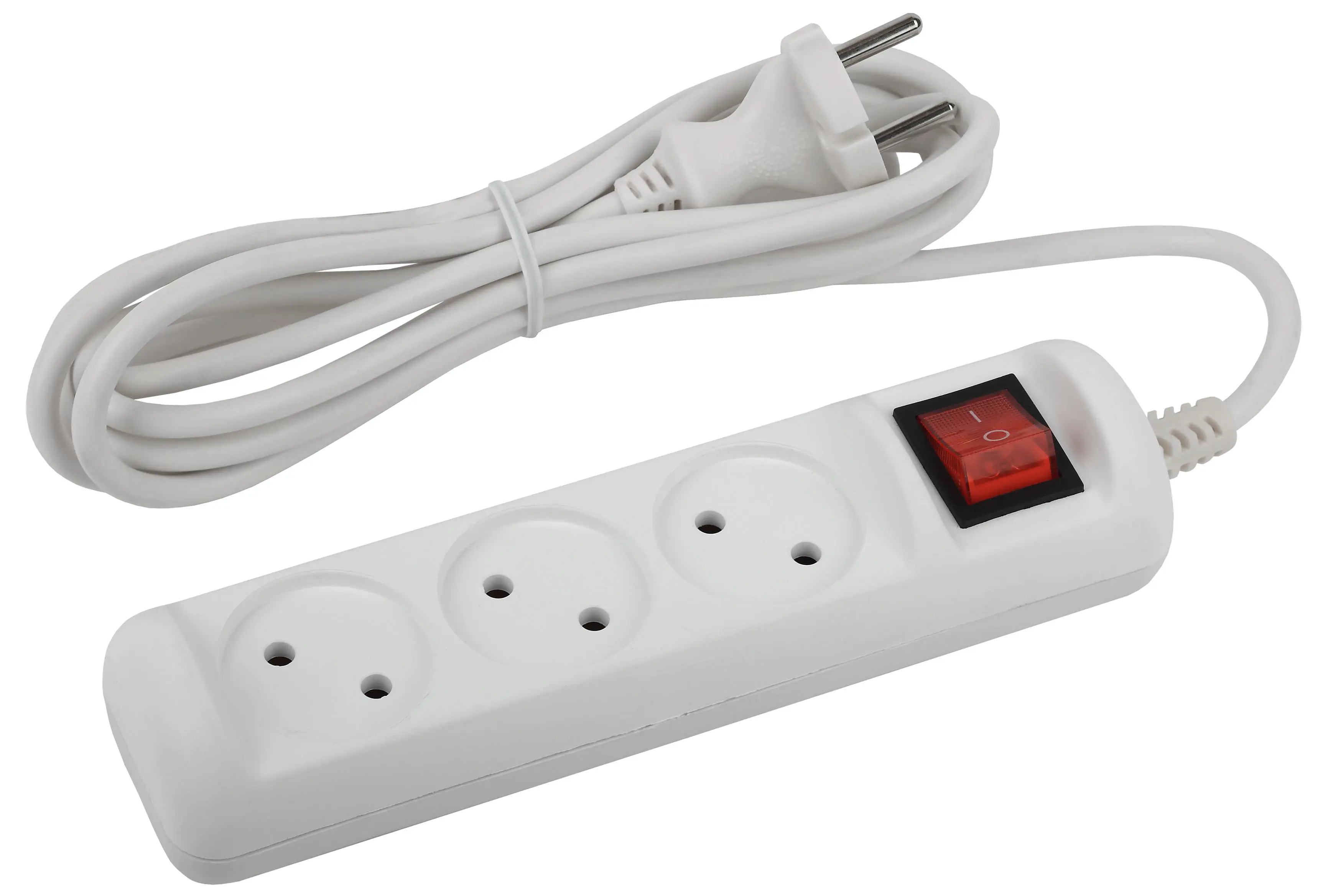 Изображение товара Удлинитель бытовой Эра Б0044049 3 розетки без заземления 2x1 мм 1.5 м 2200 Вт цвет белый