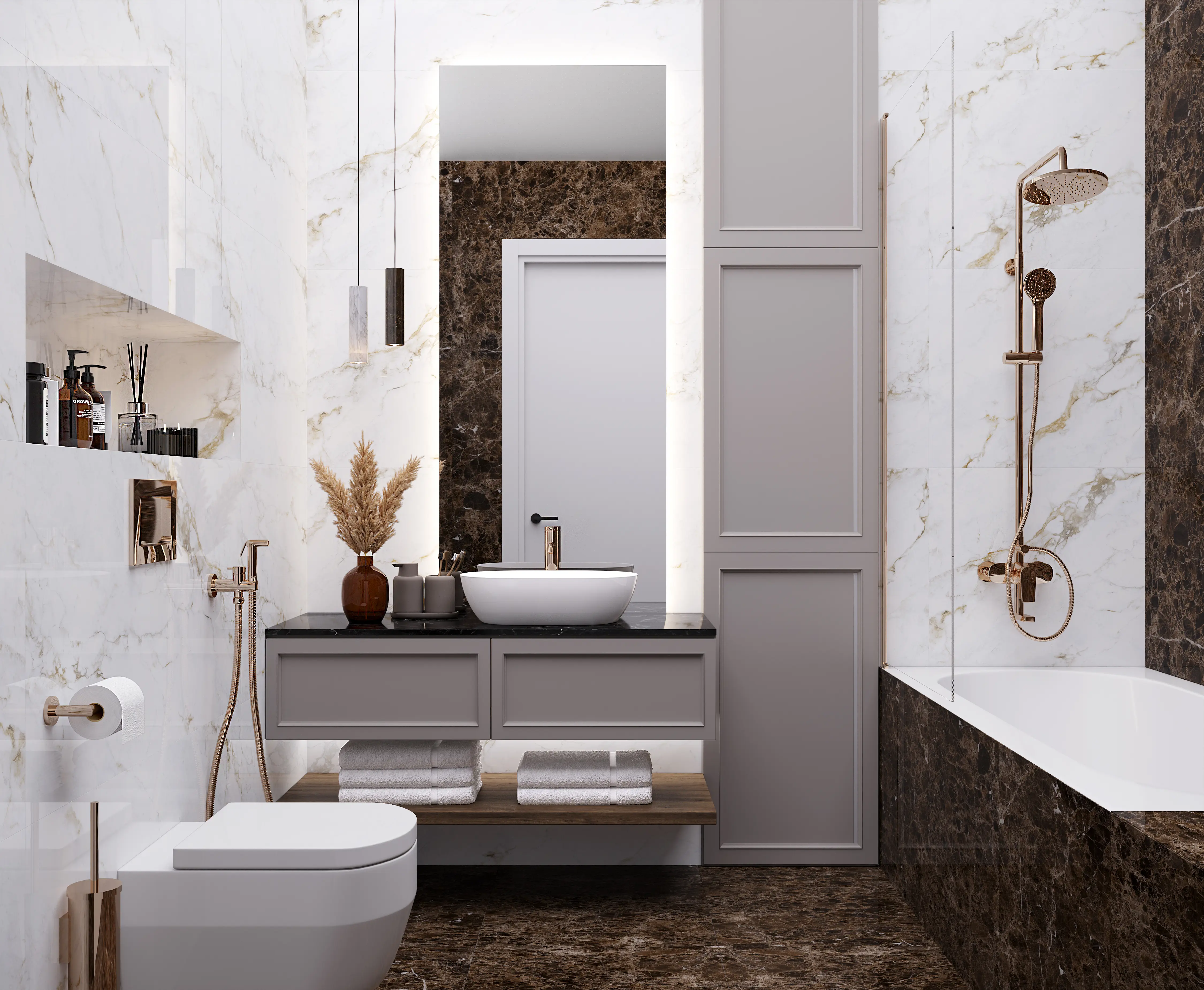 Изображение товара Керамогранит Laparet Statuario Martin 60x120 см белый с эффектом мрамора