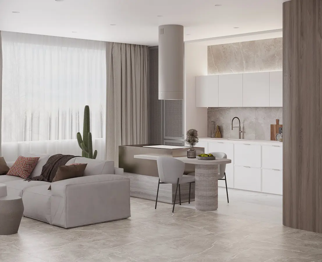 Изображение товара Керамогранит Laparet Obsidian Grey 60x60 см матовый