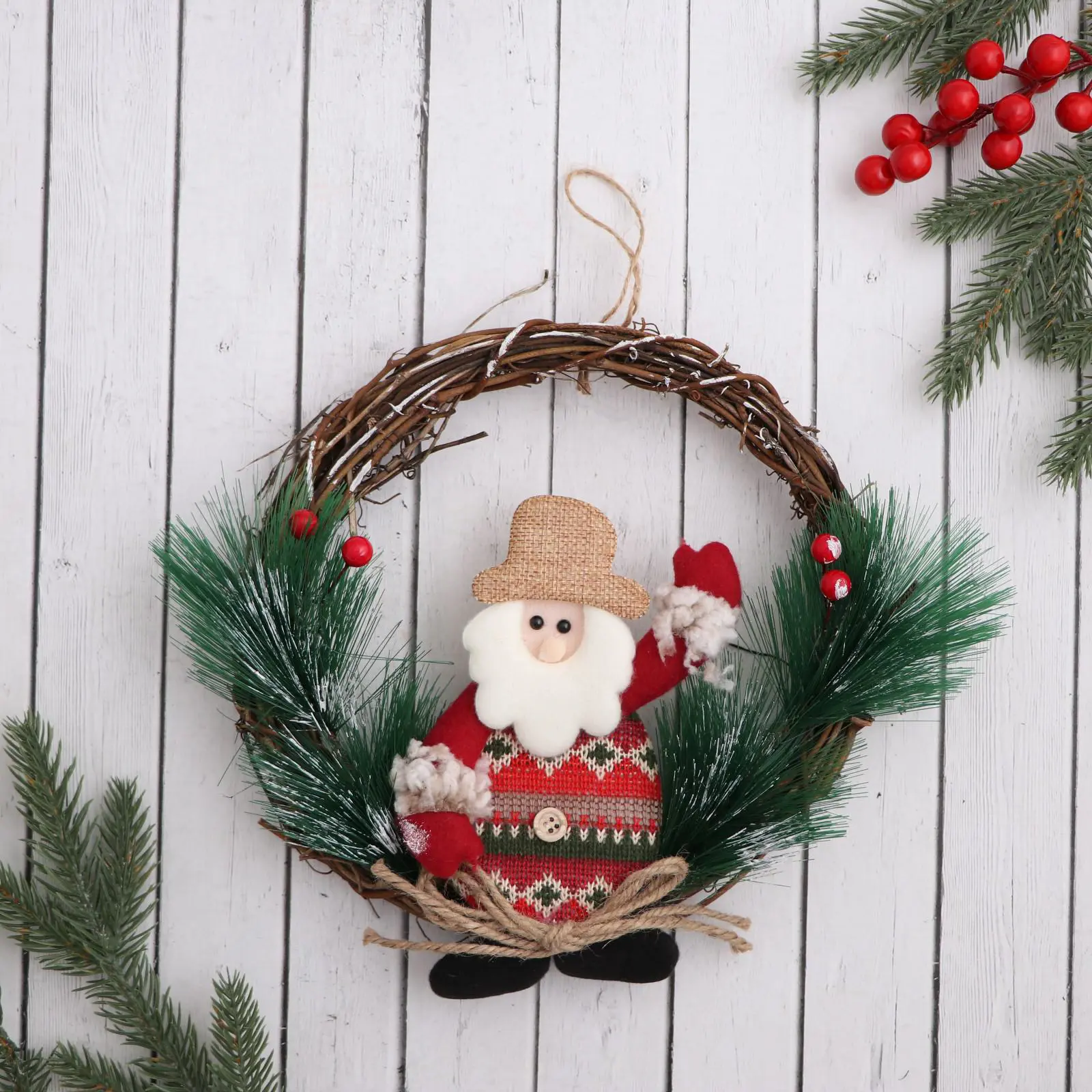 Изображение товара Рождественский венок Зимнее волшебство 6938886 ø 22 см с декором