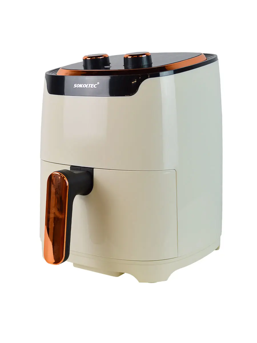 Изображение товара Аэрогриль Sokoltec KOM-010M 8 программ цвет бежевый/коричневый