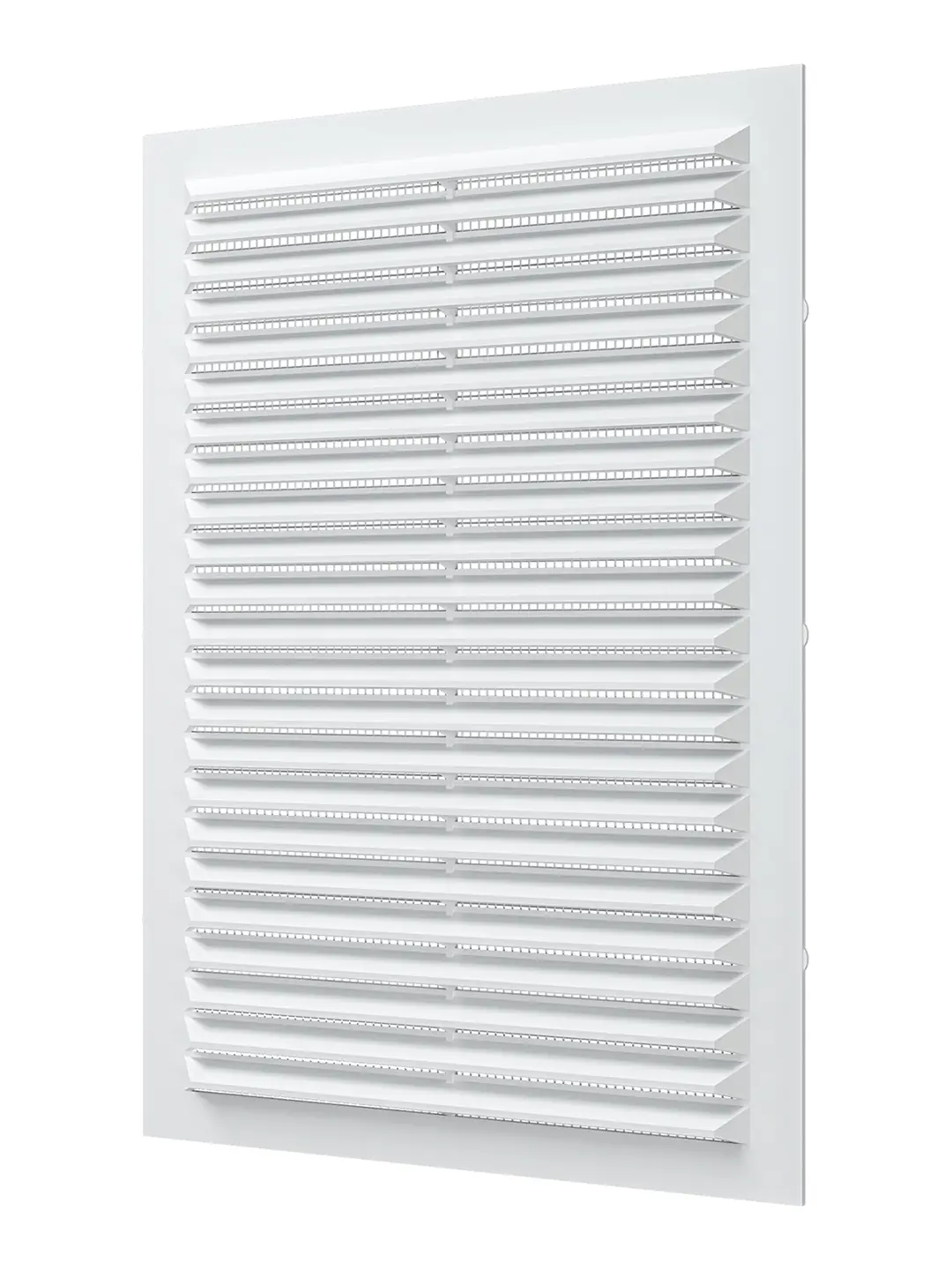 Изображение товара Решетка вентиляционная Era 1724C 170x240 мм пластиковая белая с сеткой