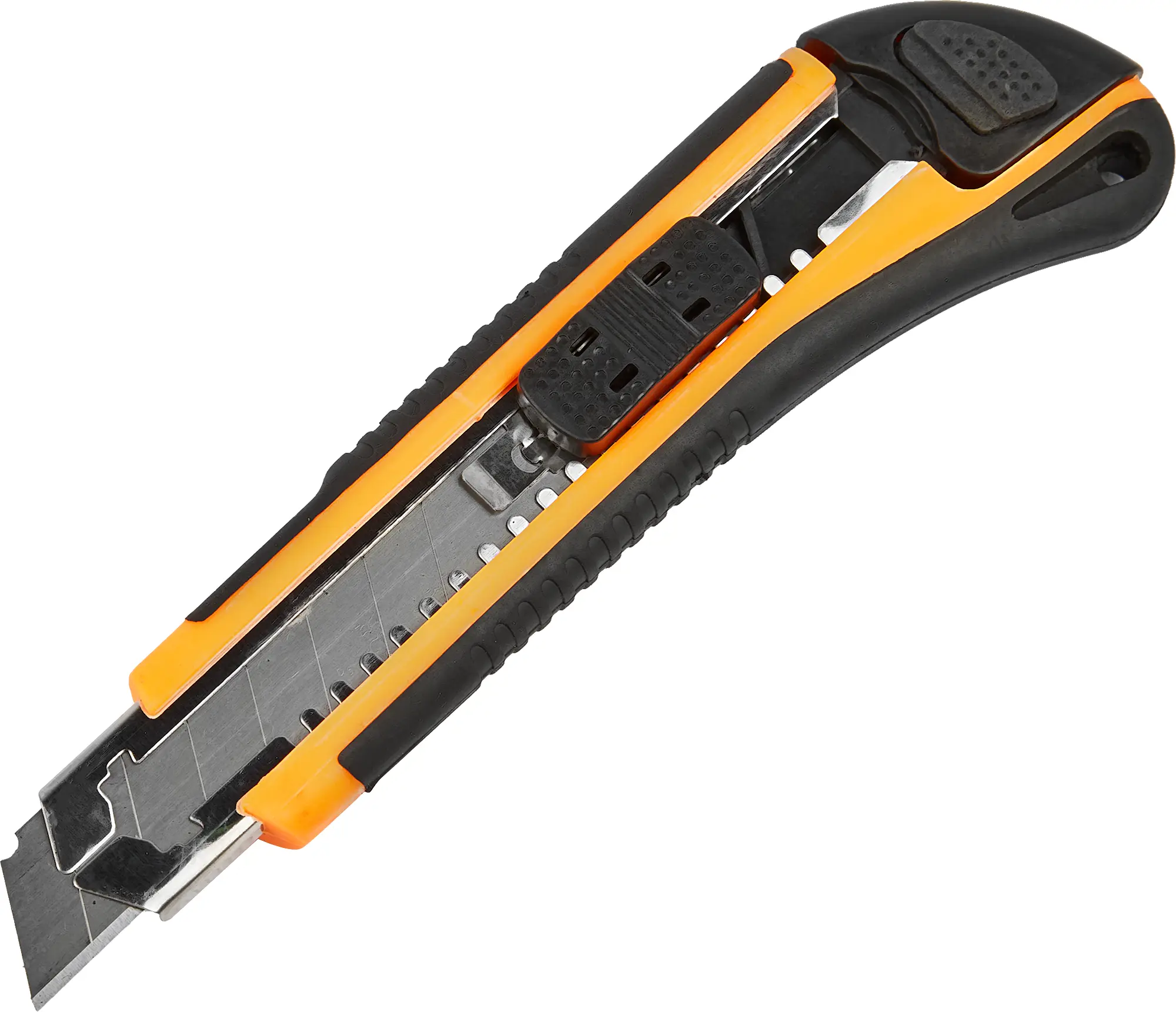 Изображение товара Строительный нож Вихрь с автоматическим фиксатором 18 мм пластиковый