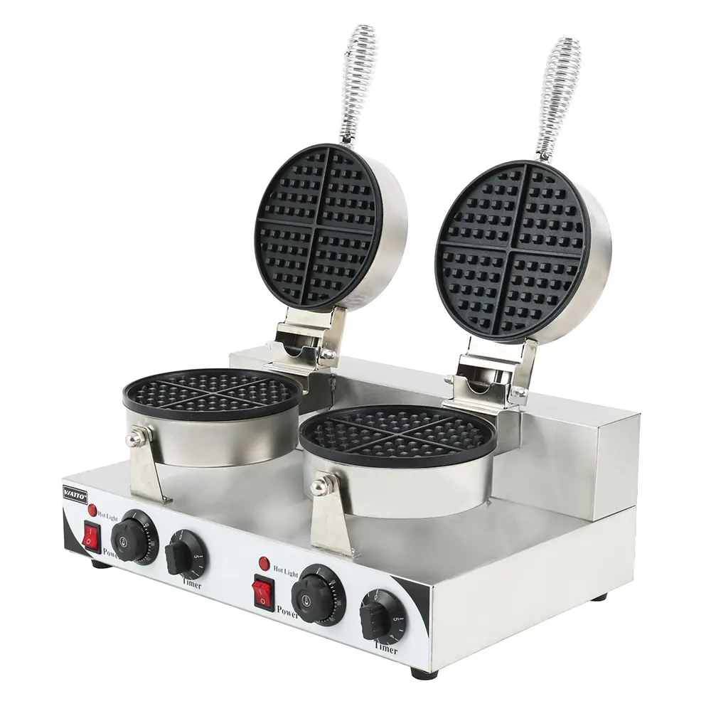 Изображение товара Вафельница Viatto Va-wb2 цвет стальной серый