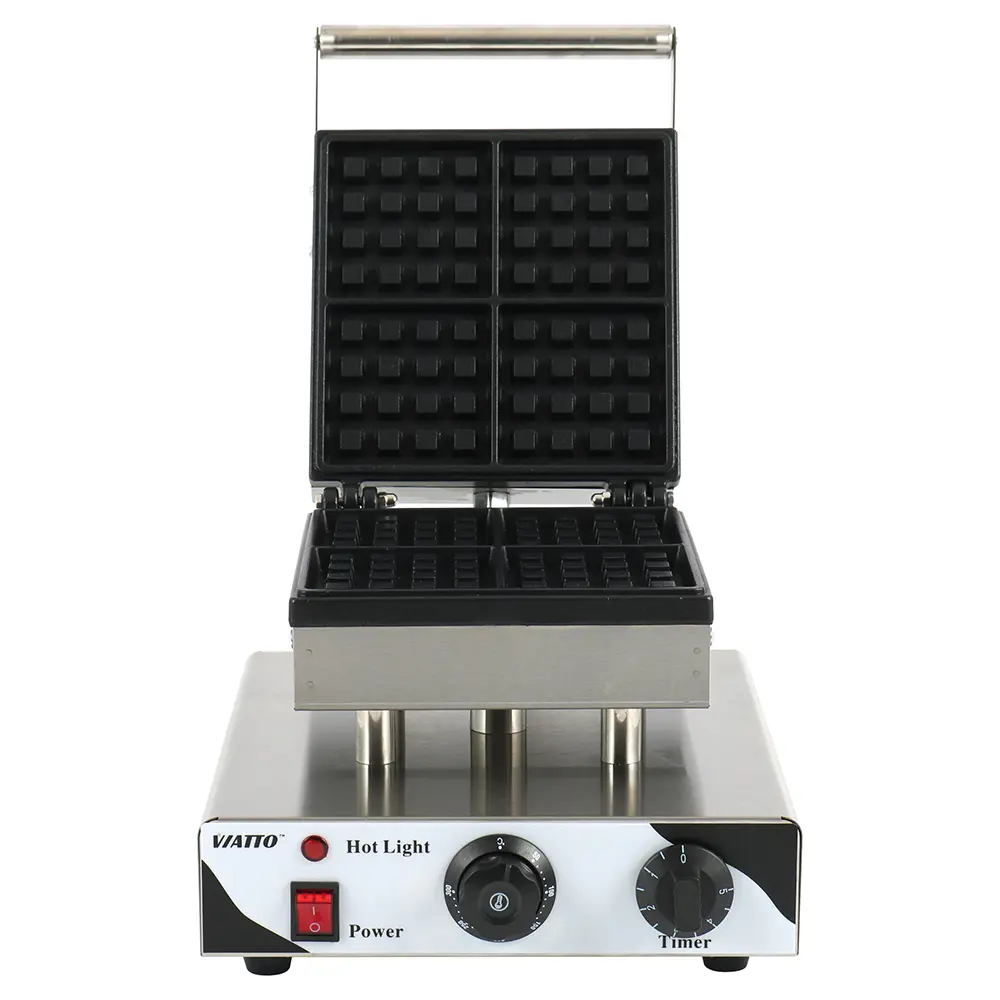 Изображение товара Вафельница Viatto Va-wb4 цвет стальной серый