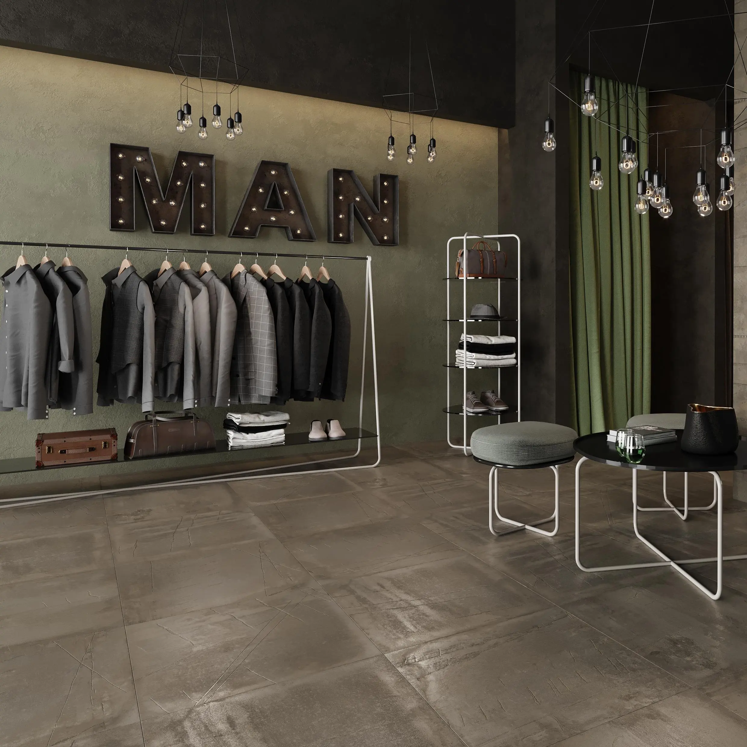 Изображение товара Глазурованный керамогранит Progress Ferrum NR0342 60x60 см для пола и стен, коричневый