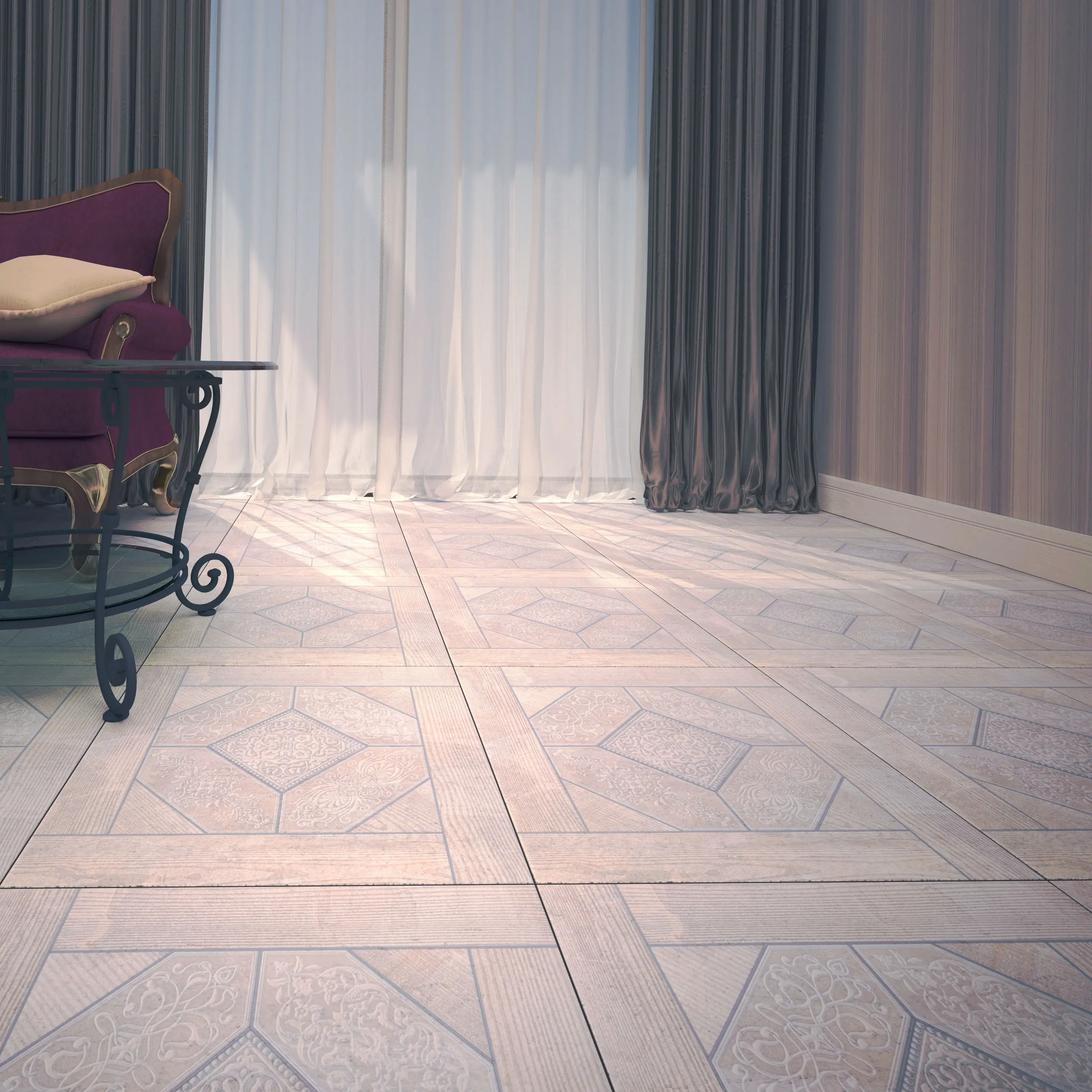 Изображение товара Глазурованный керамогранит Beryoza Ceramika Рустик Gp 41.2x41.2 см 1.7 м²матовый цвет клен