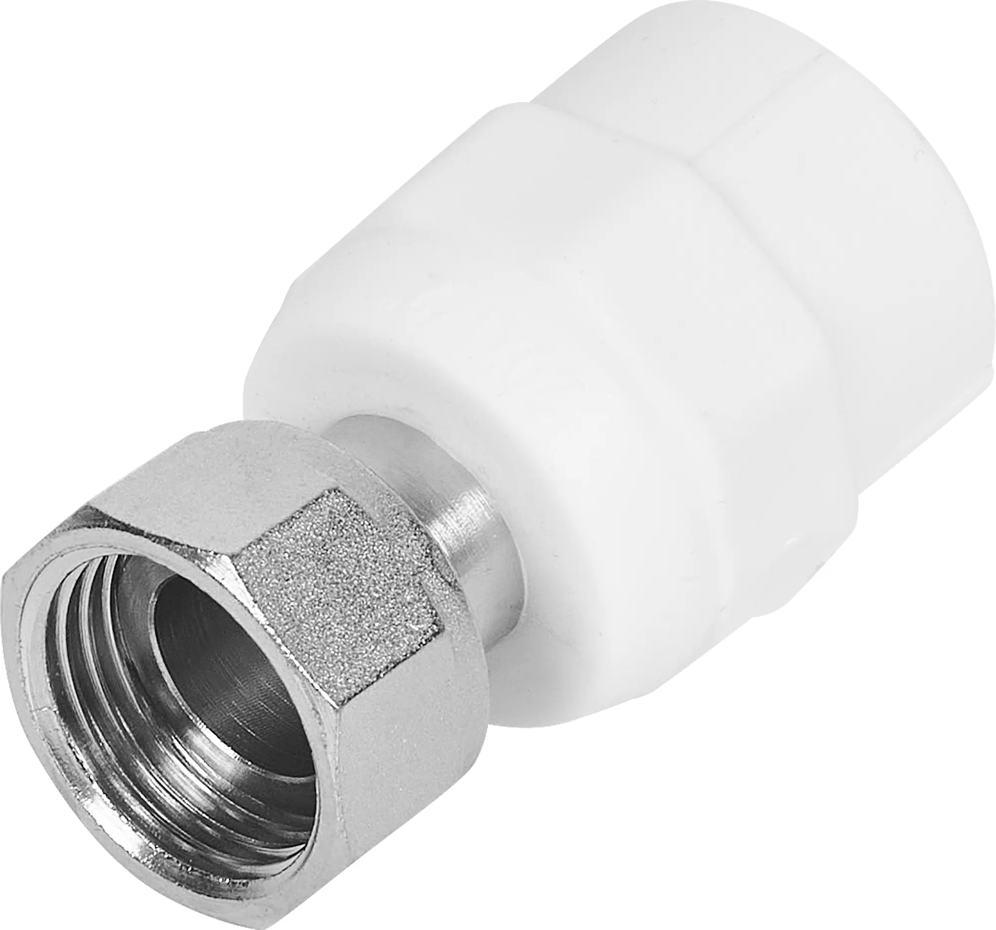 Изображение товара Муфта комбинированная Valtec 1/2"x20 мм ВР ВП полипропилен VTP.708.0.02004