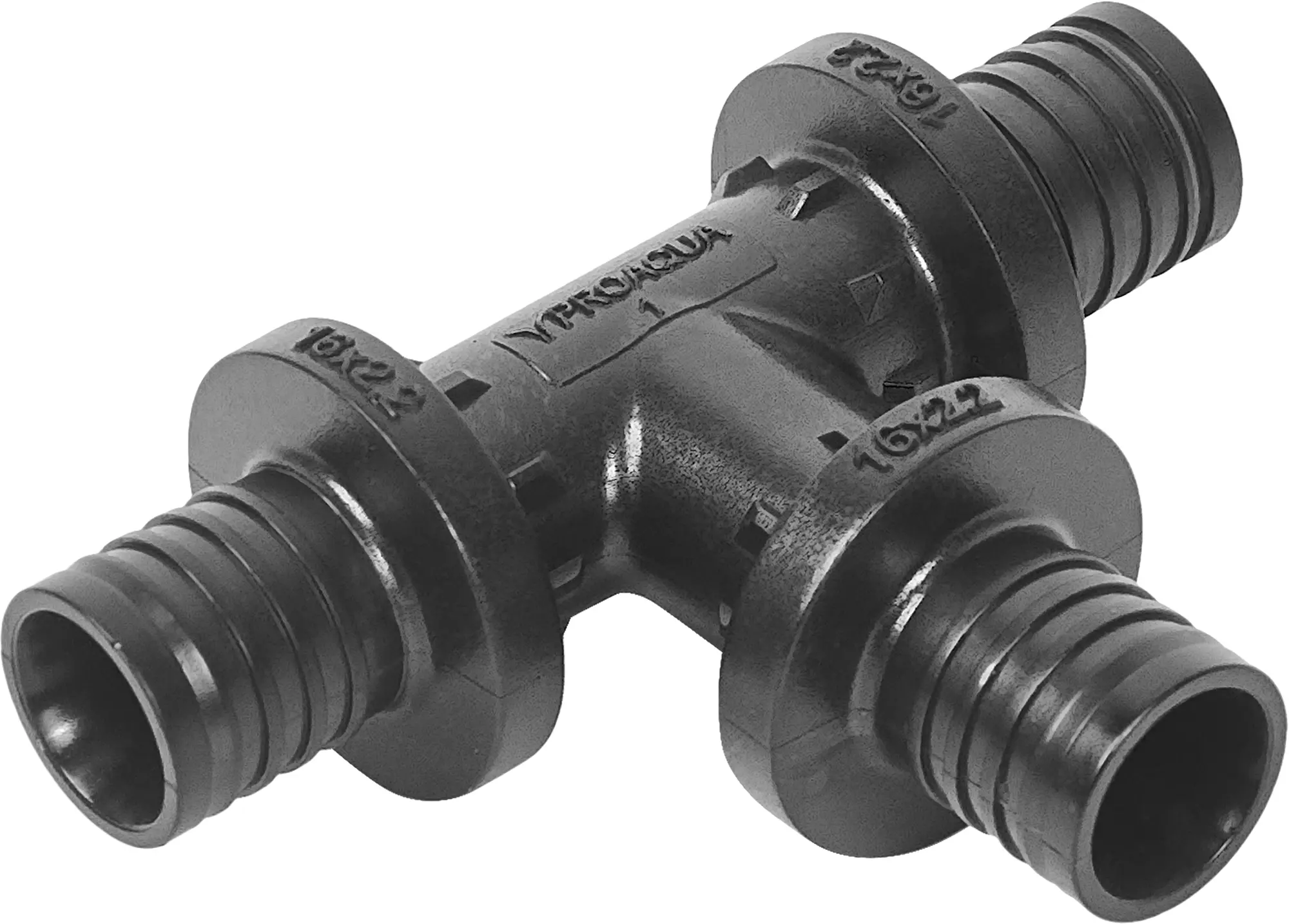 Изображение товара Тройник PRO AQUA PPSU 16x16x16 мм для систем водоснабжения и отопления