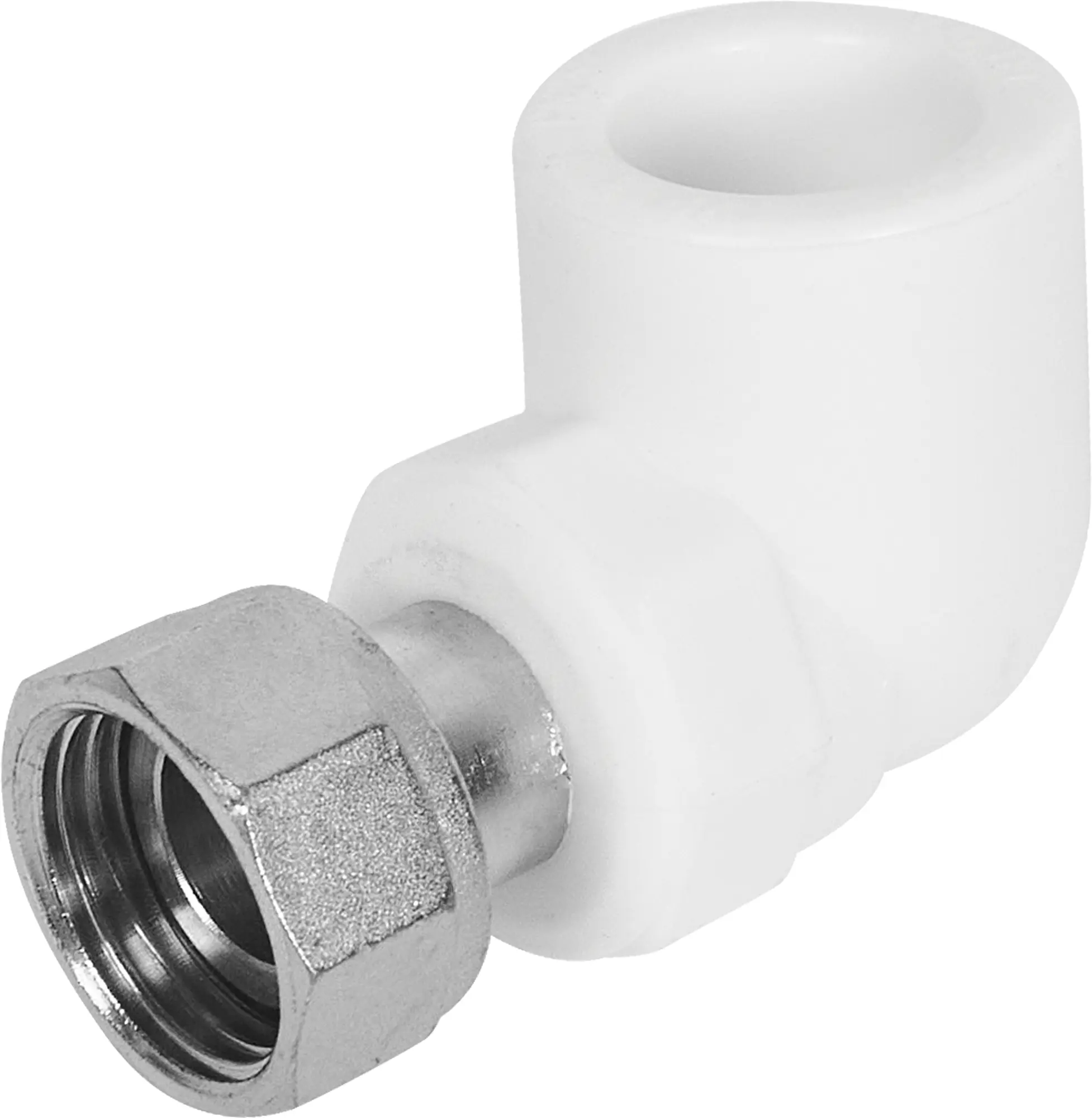 Изображение товара Угол комбинированный 90° Valtec 1/2"x20 мм ВР ВП полипропилен VTP.758.0.02004